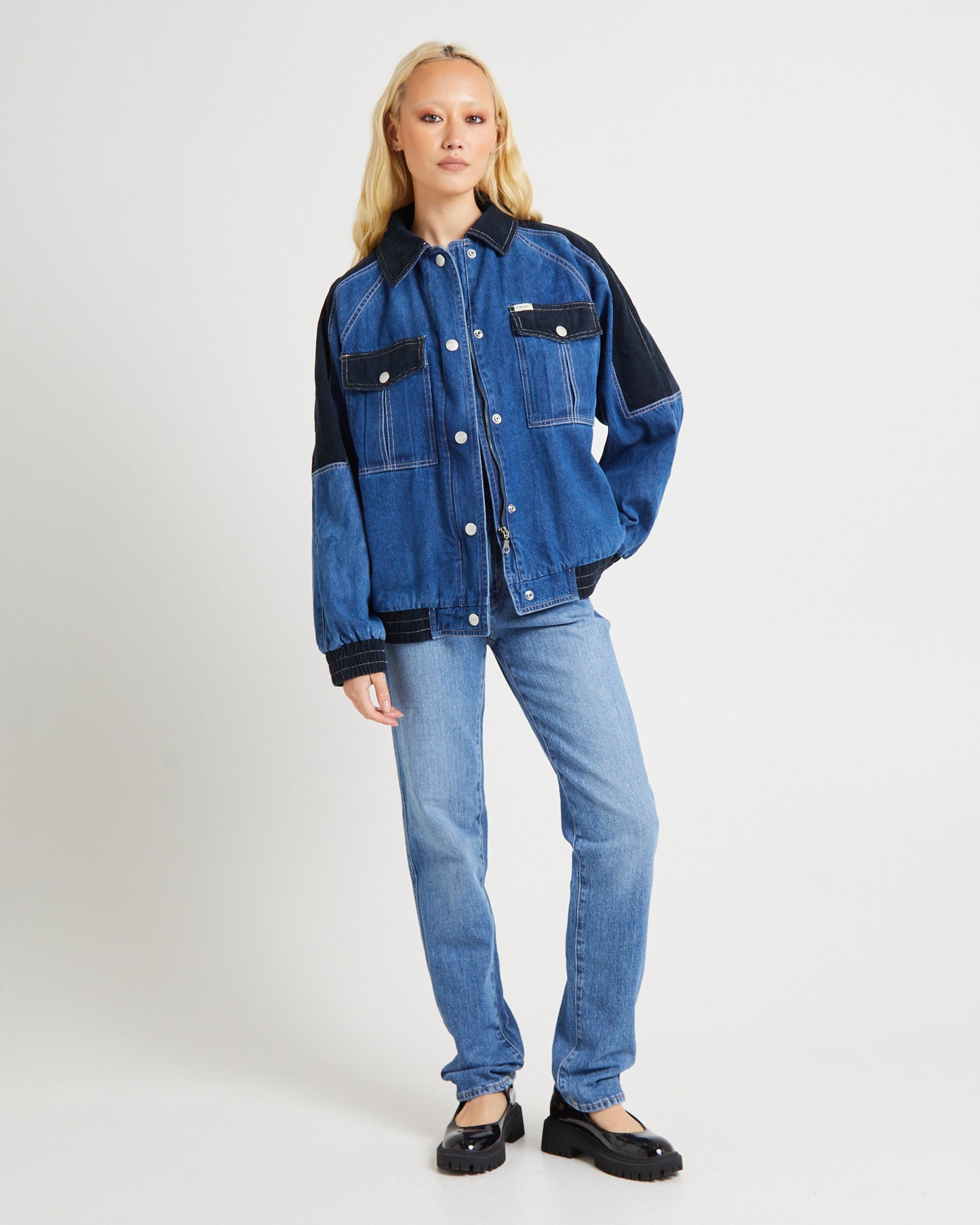 Westwood Denim Bomber Jacket Liberty Blue