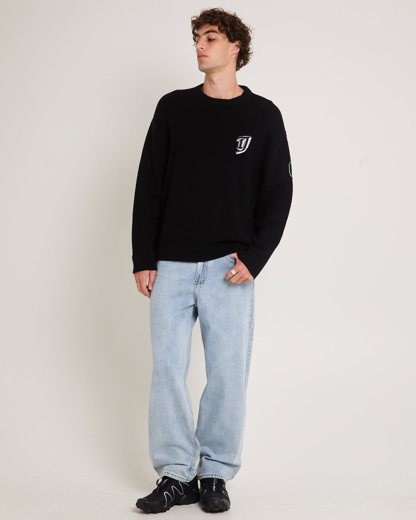 Knocker Wide Leg Denim Jeans