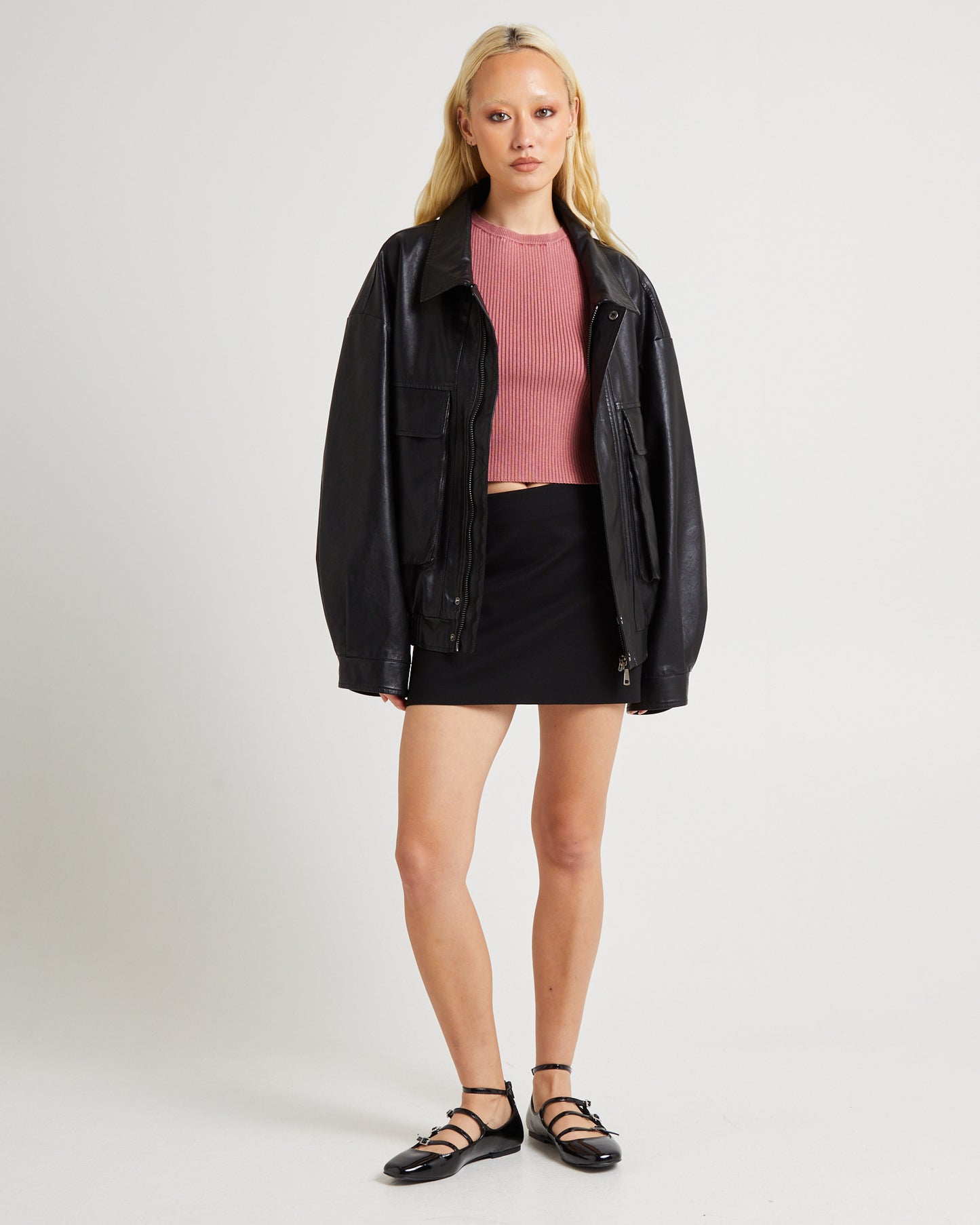 Acid Rave Rib Knit Top