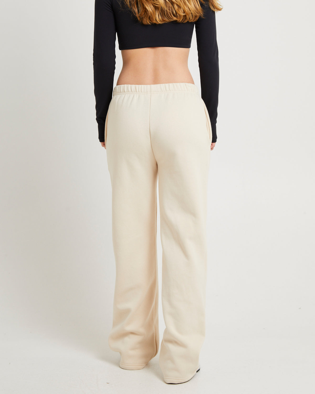 Subtitled Straight Leg Trackpants OAT
