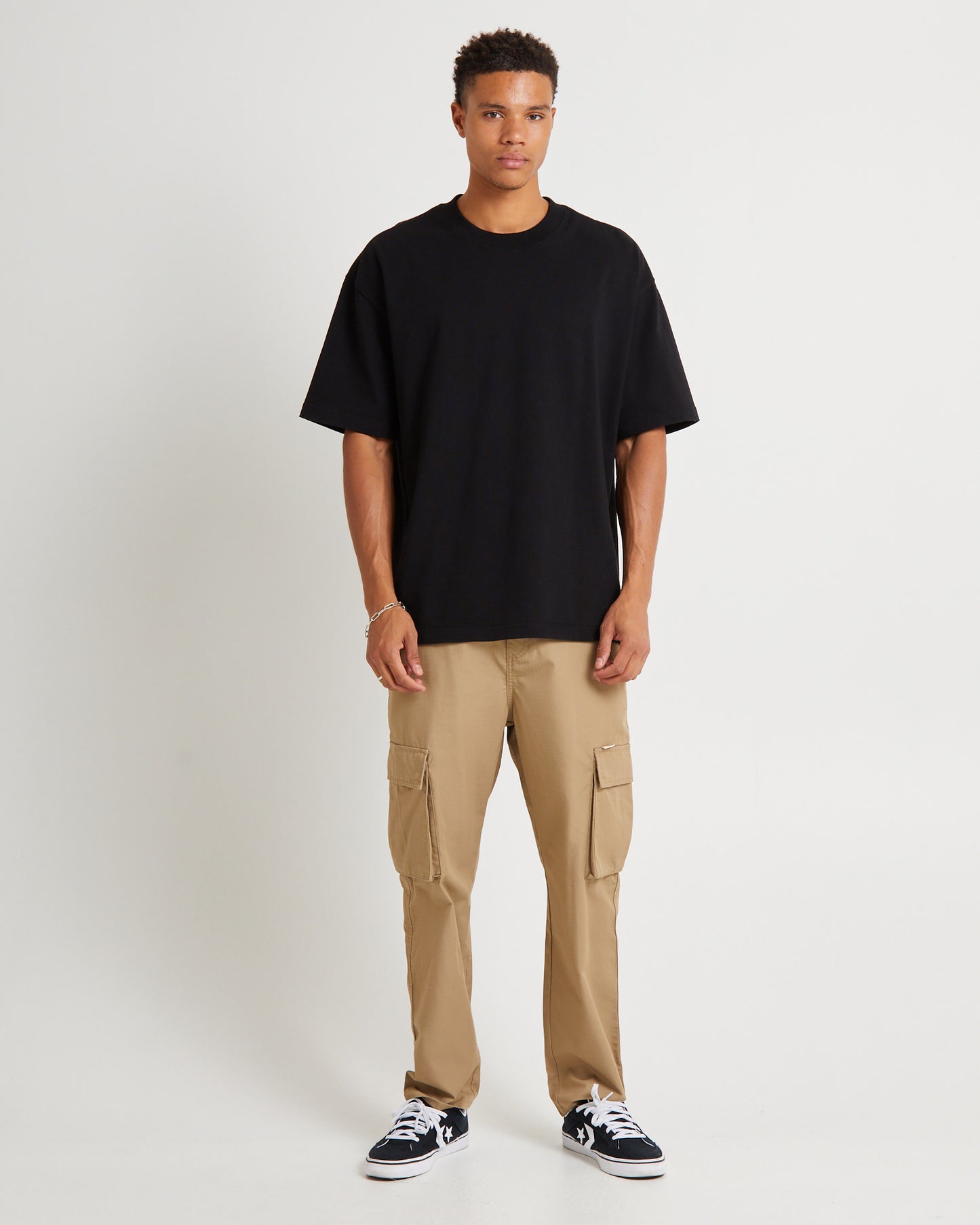 Green Onions Cargo Pants Tan Ripstop