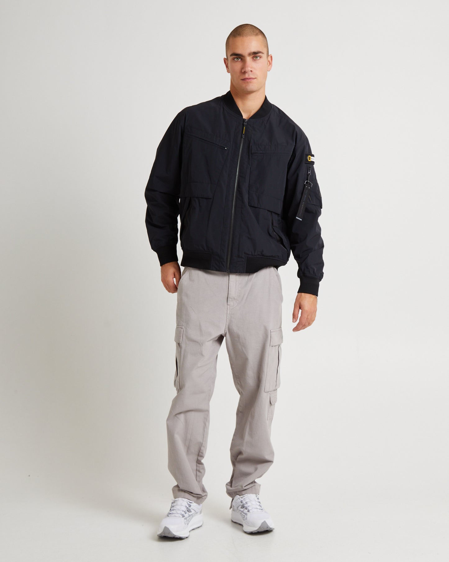 Romus Utility Aviator Jacket Lichen Khaki