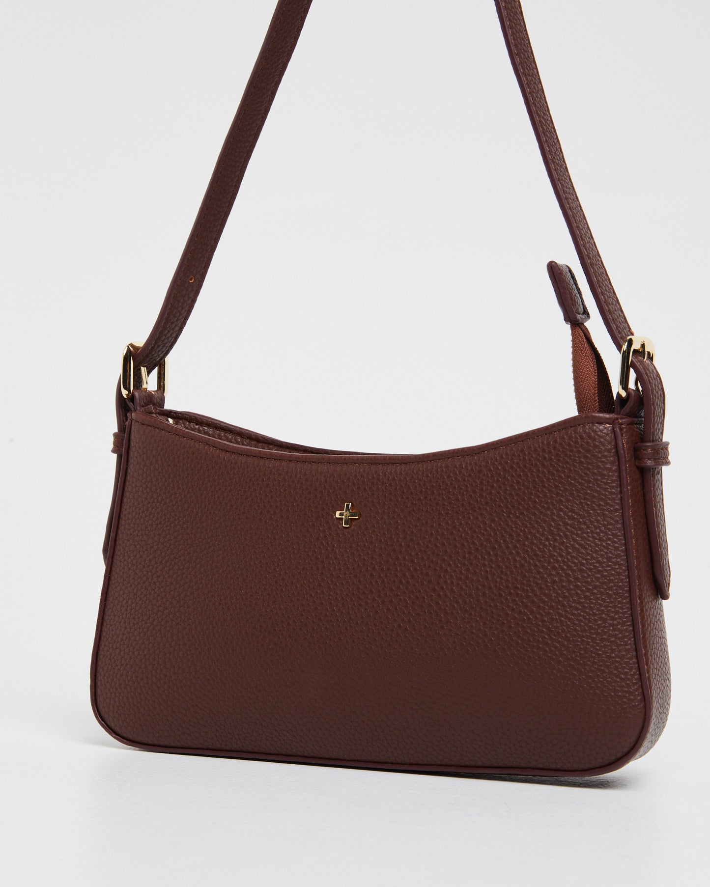Lilu Bag Choc Pebble/Gold