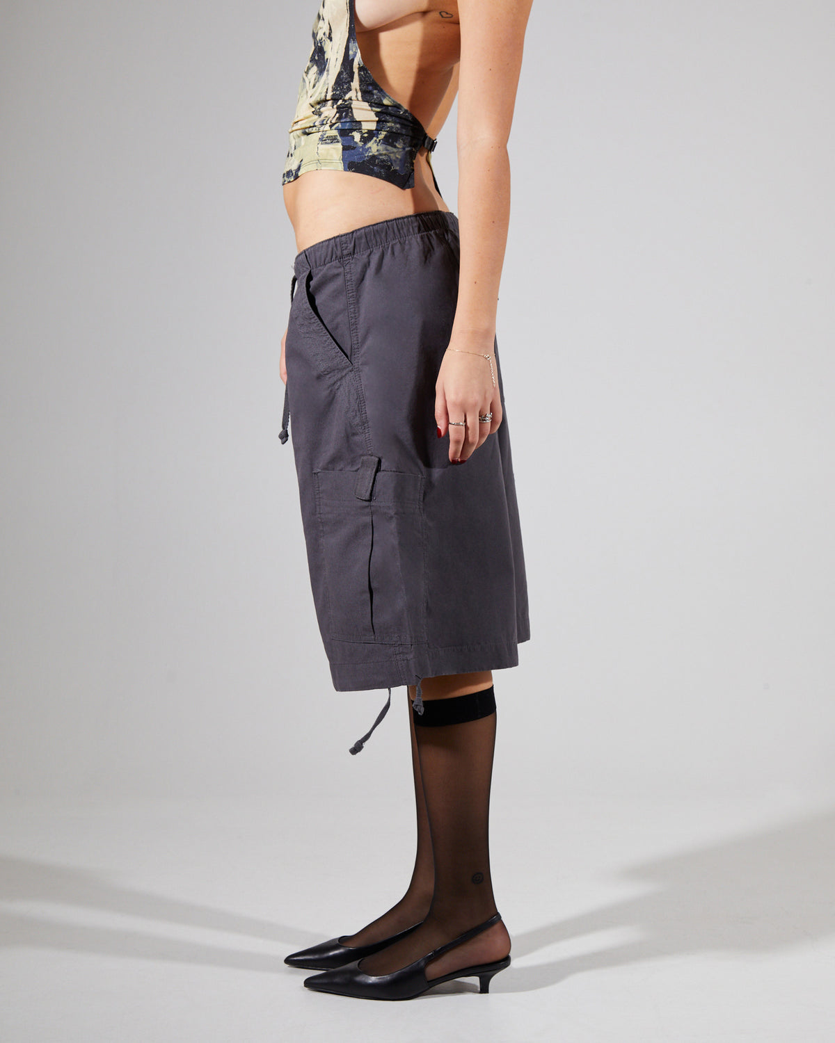 Parachute Cargo Shorts Vintage Grey VINTAGE GREY