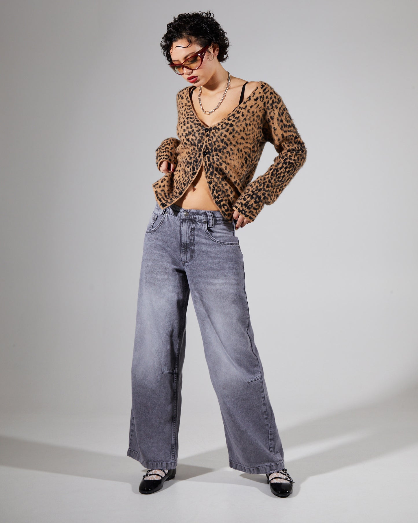 Leopard Chuck Cardigan