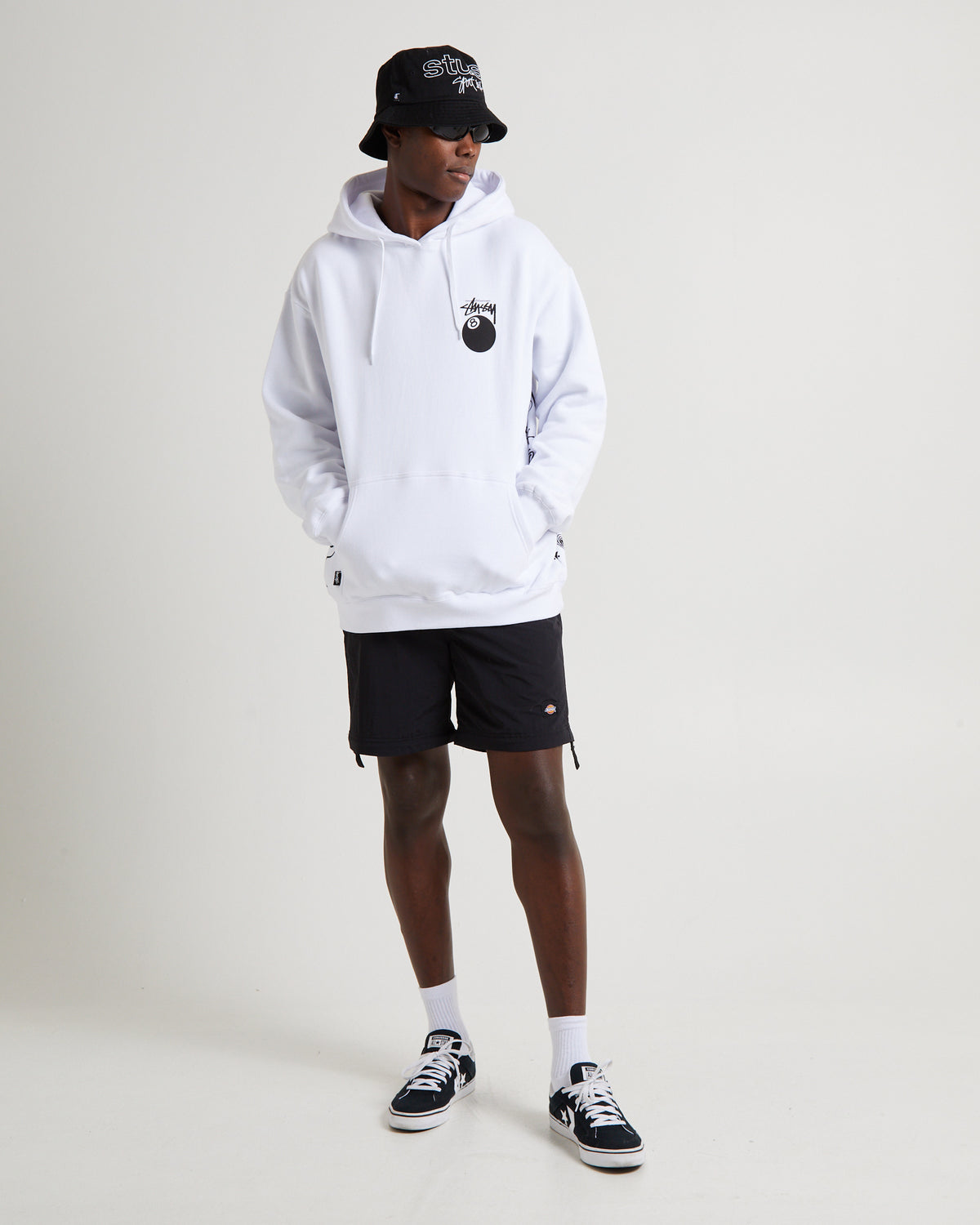 Test Strike Fleece Hoodie White WHITE