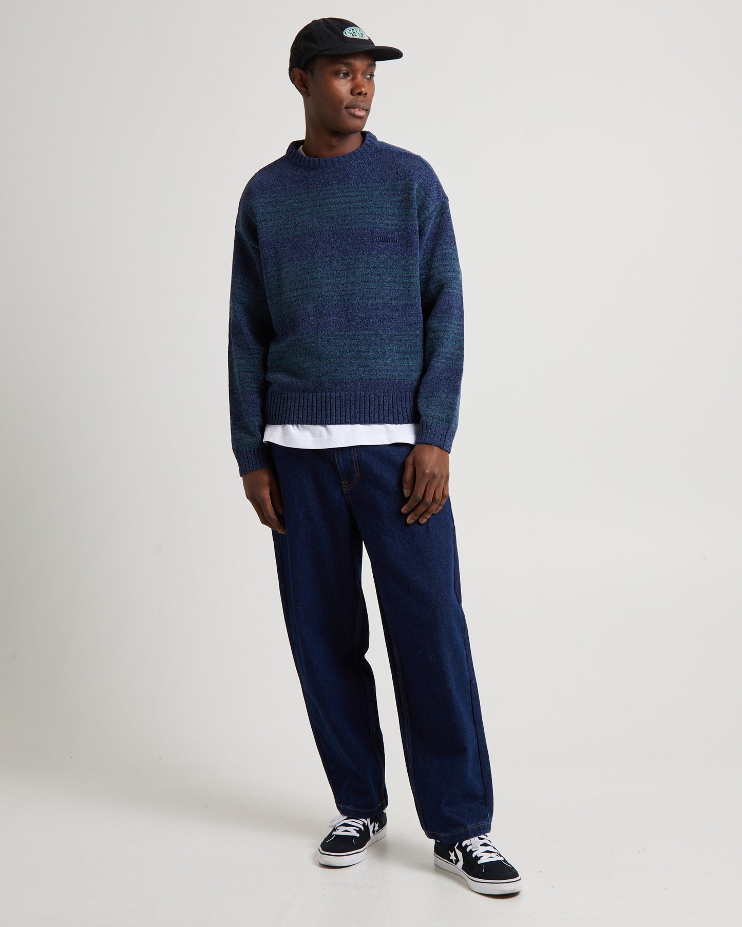 Blaze Stripe Long Sleeve Knit