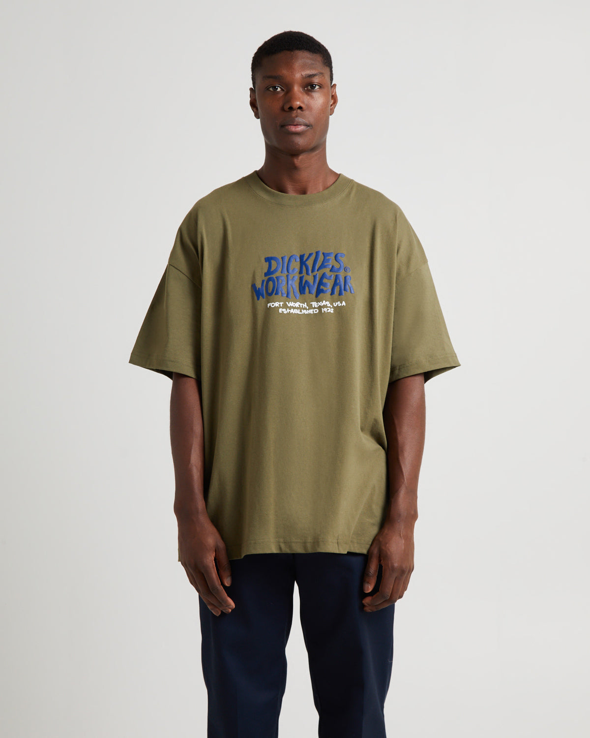 Work 330 Short Sleeve T-Shirt Dark Khaki DAKR KHAKI