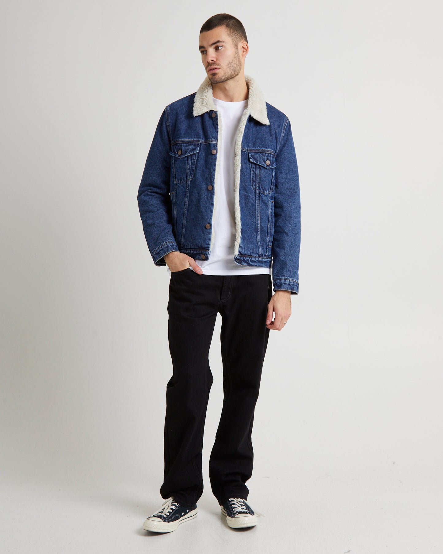 DENIM SHERPA SUNSET