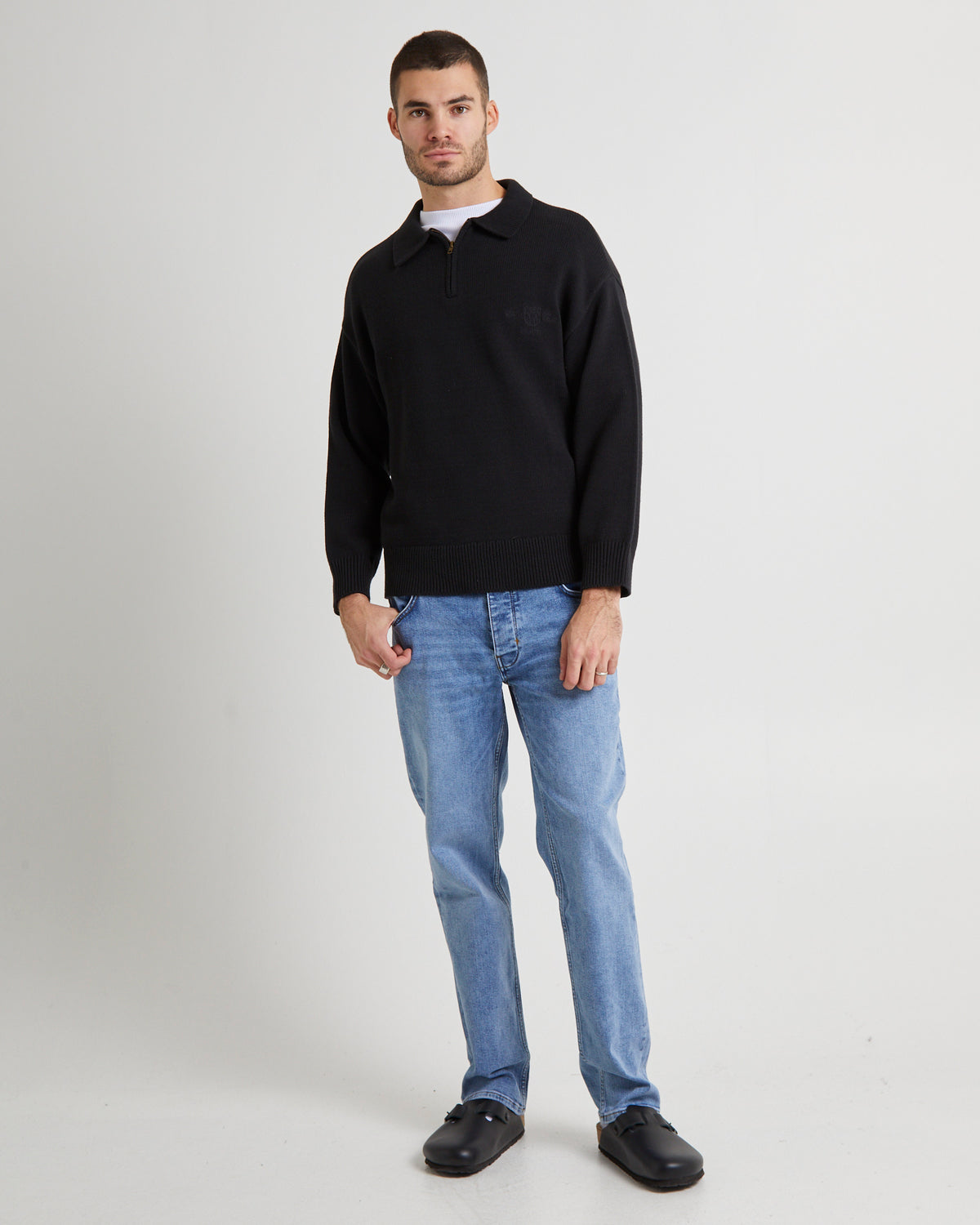Lou Straight Denim Jeans Valentine MID INDIGO