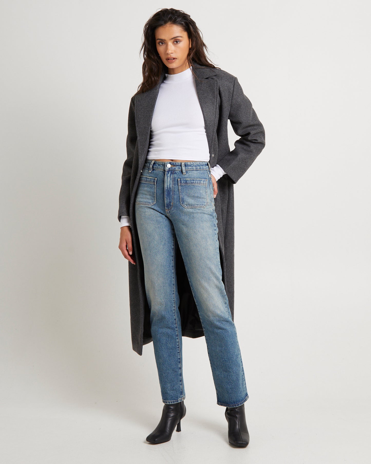 Original Straight Long Sailor Denim Jeans Organic Vintage