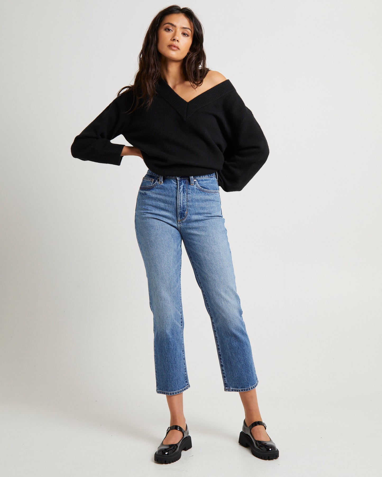 Nico Straight Denim Jeans Ode