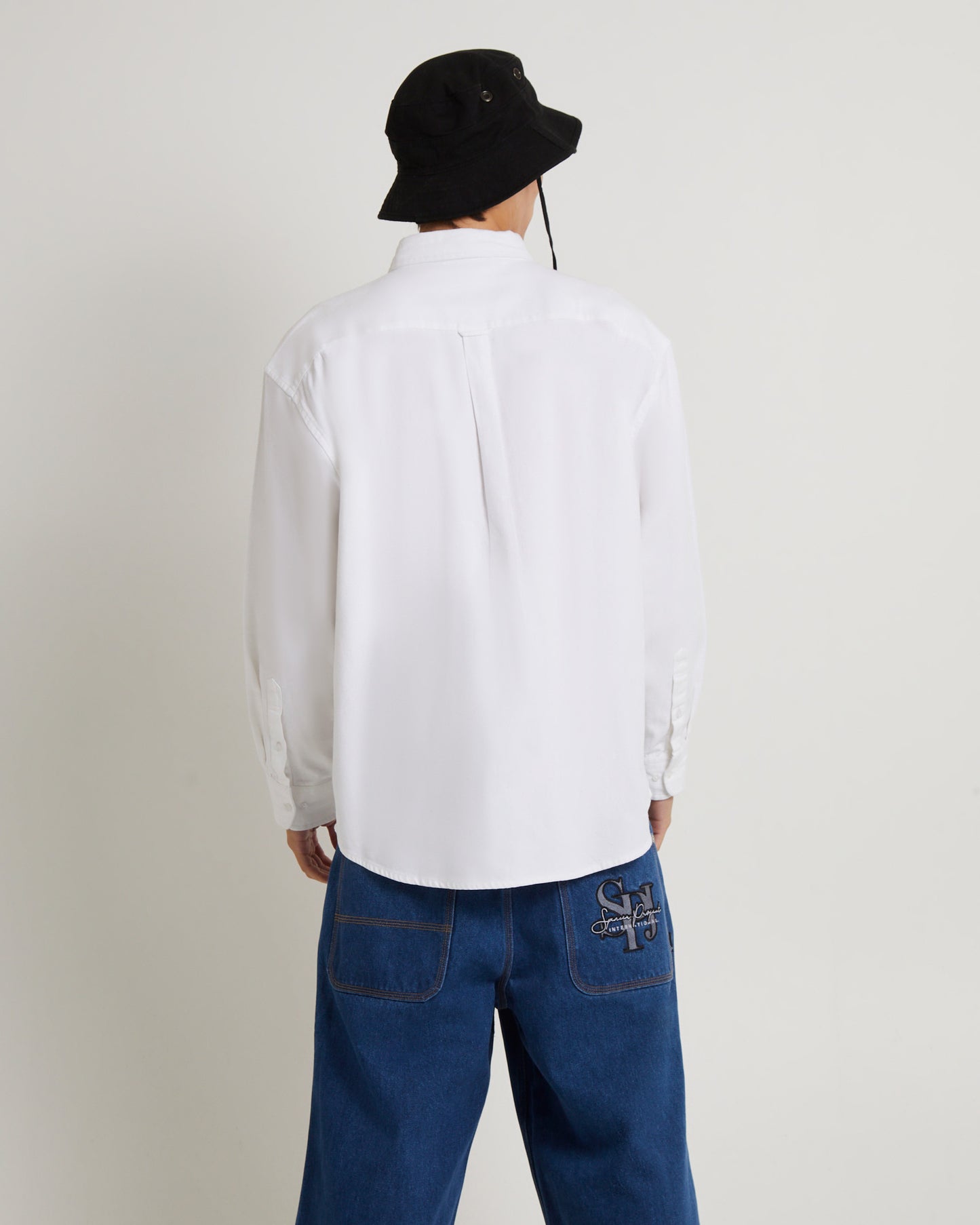 Loxana Heavyweight Long Sleeve Shirt White