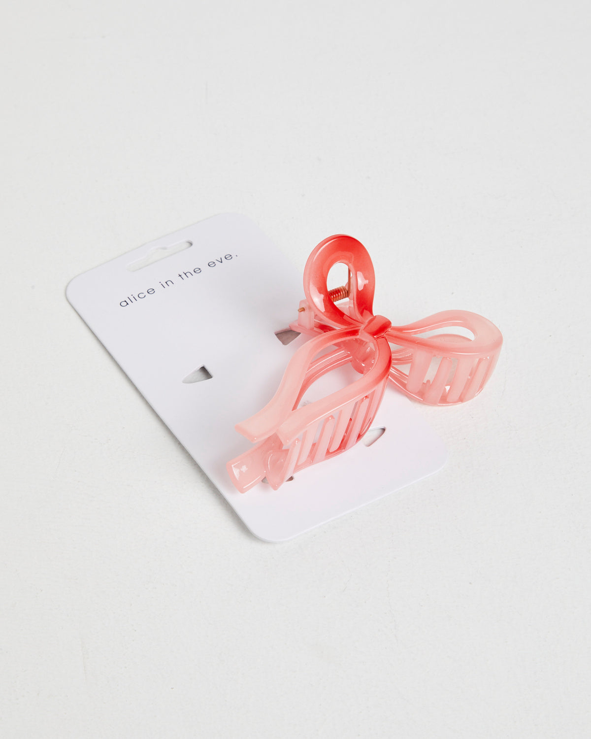 Rafaella Bow Claw Clip PINK