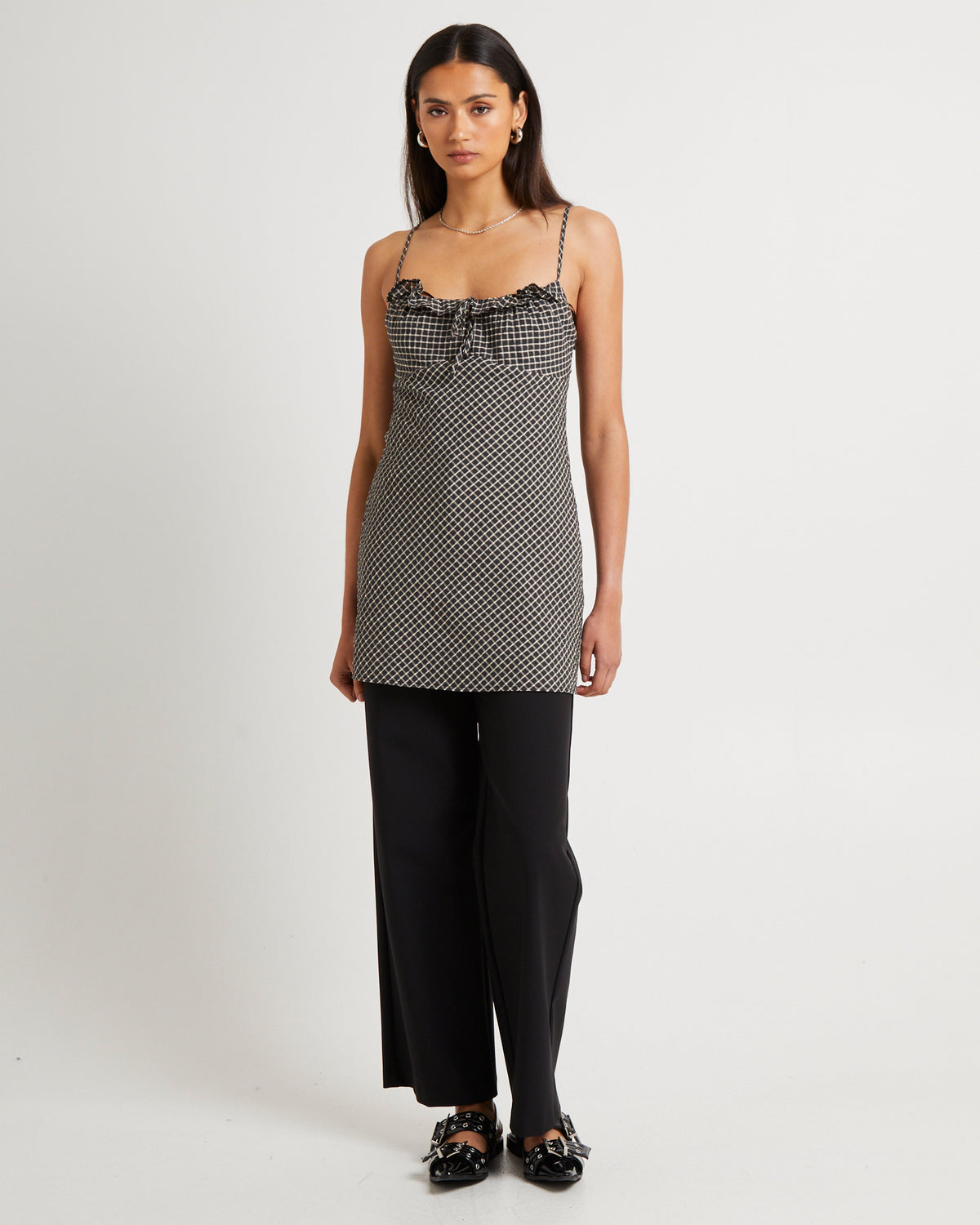 Birby Check Mini Dress CHECK