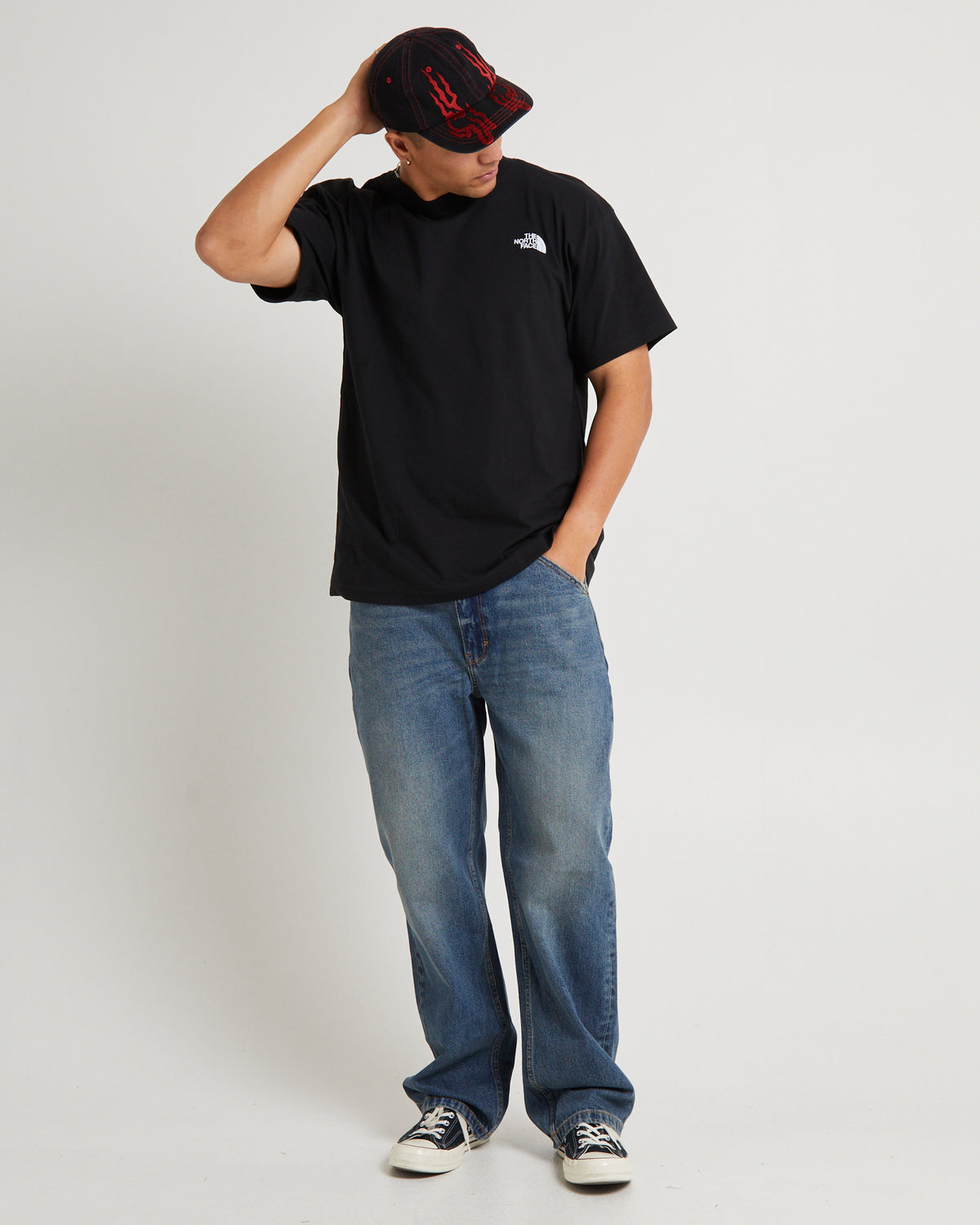 Short Sleeve Evolution Box Fit T-Shirt BLACK
