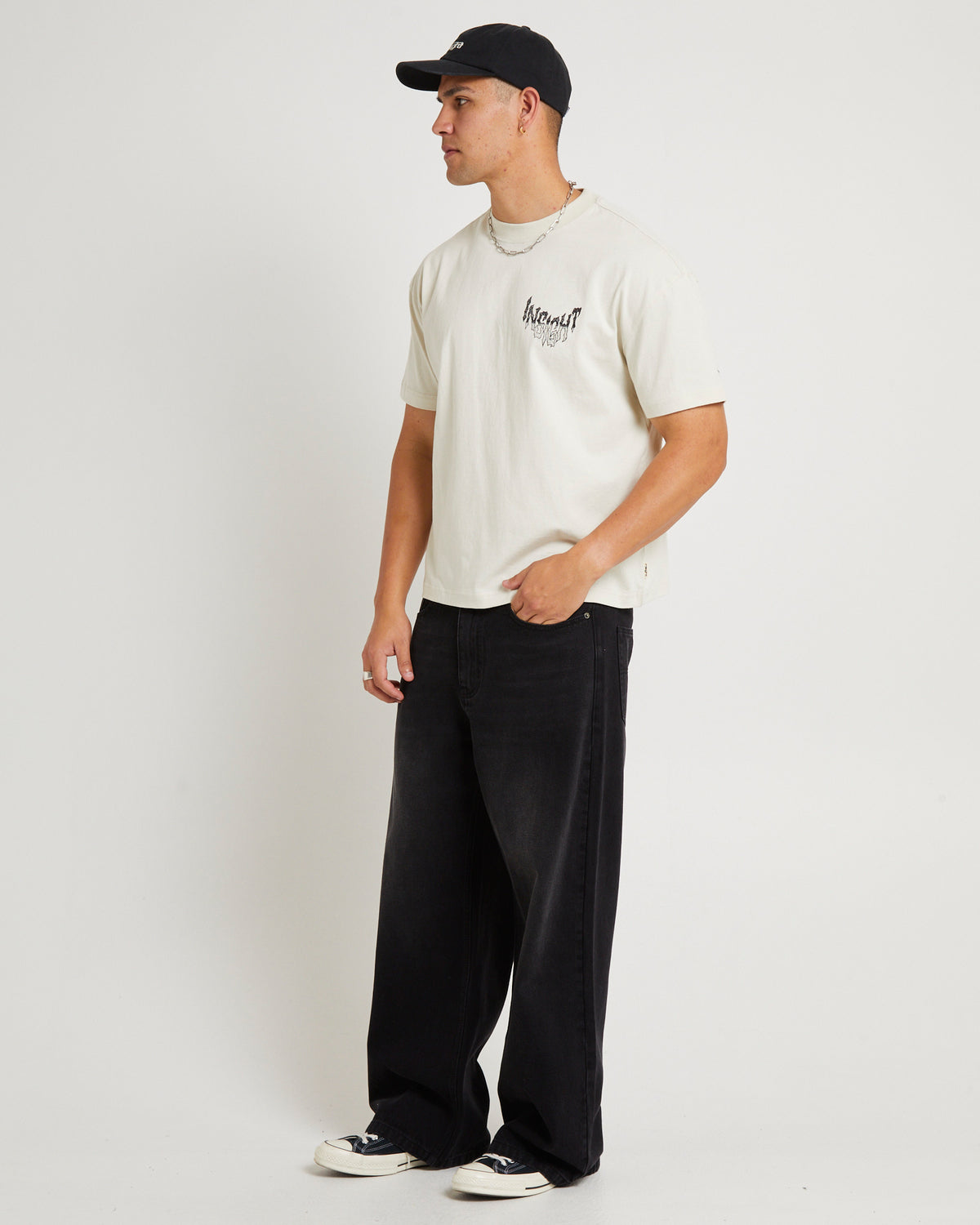 Piece Of Mind Cropped T-Shirt WHITE