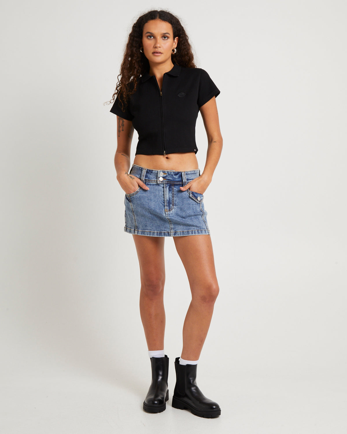 Rockwood Cropped Top BLACK