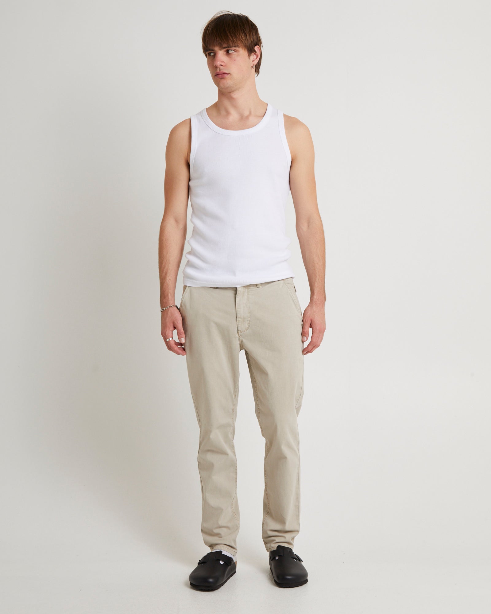 Preston Slim Chino Pants Bone – General Pants Co.