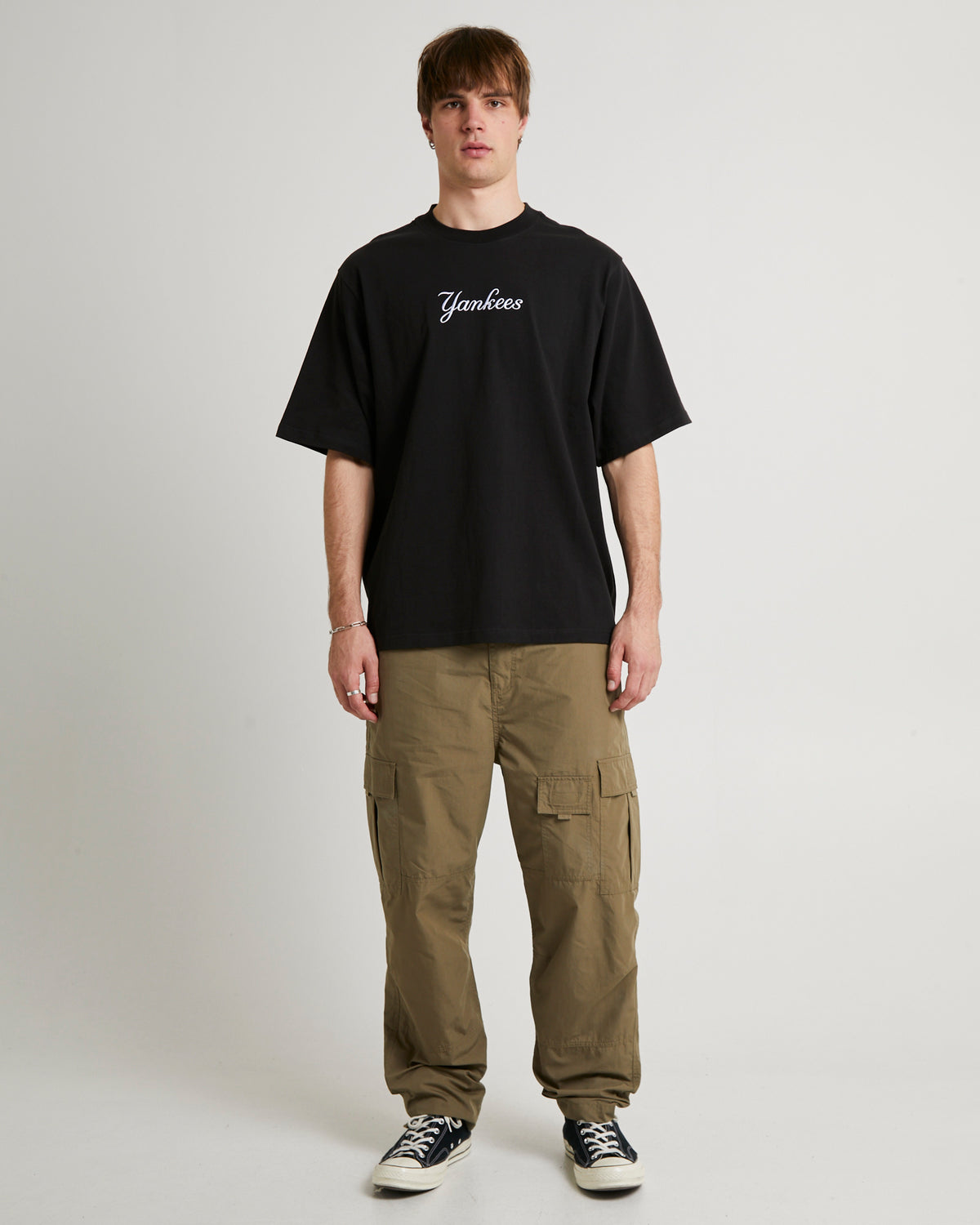 Mid-Script Heavyweight T-Shirt BLACK