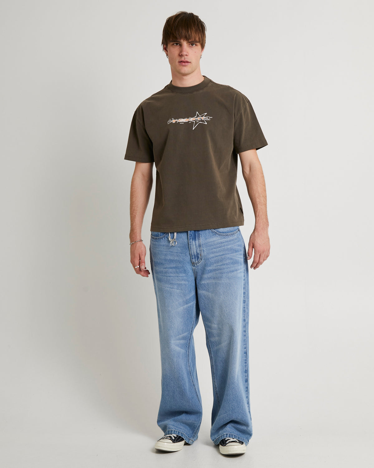 Gaze Cropped T-Shirt UMBER
