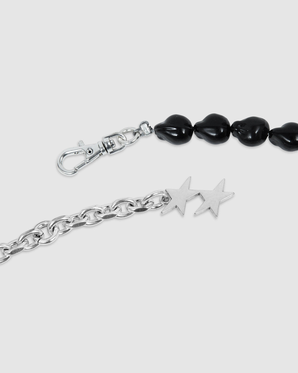 B & W Icon Necklace SILVER