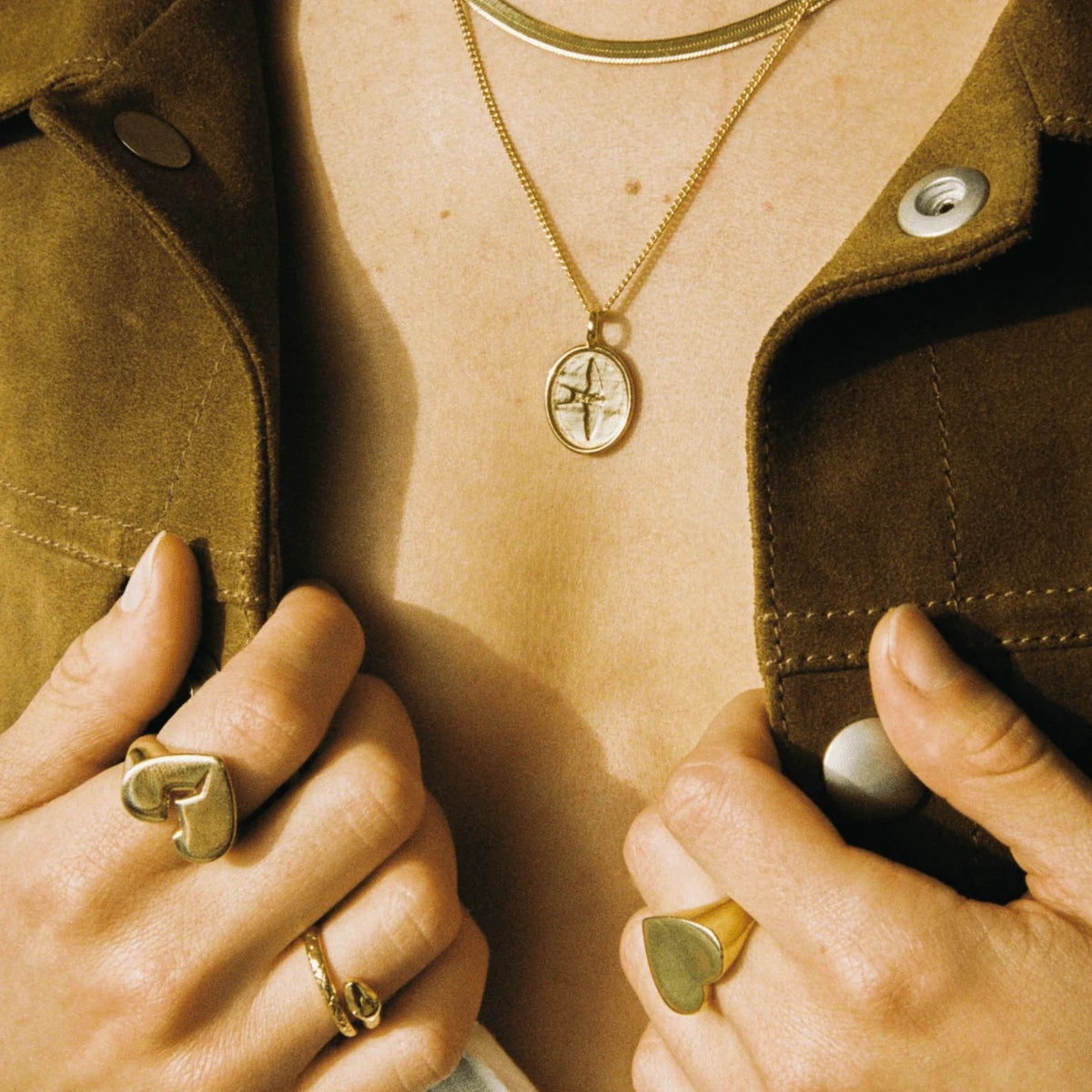 Broken Heart Ring Gold GOLD