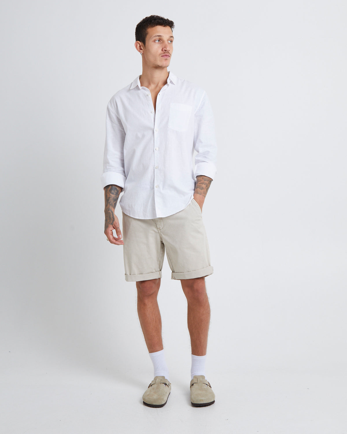 Winston Chino Shorts BONE