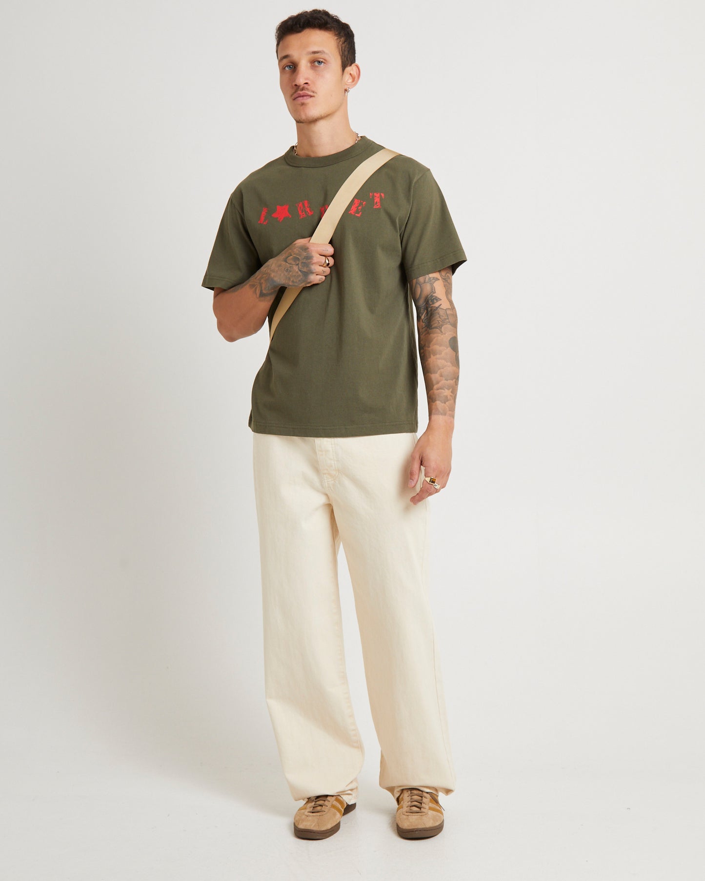Stencil T-Shirt Army
