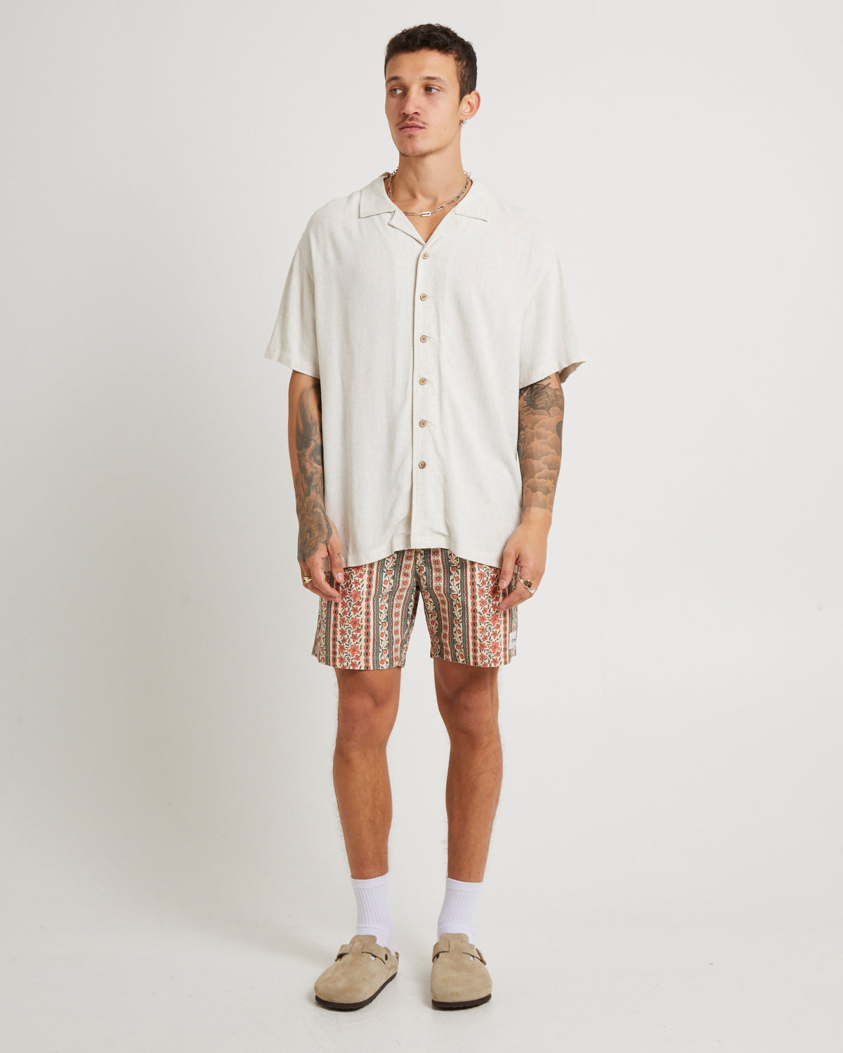 Ernie Resort Shirt OATMEAL