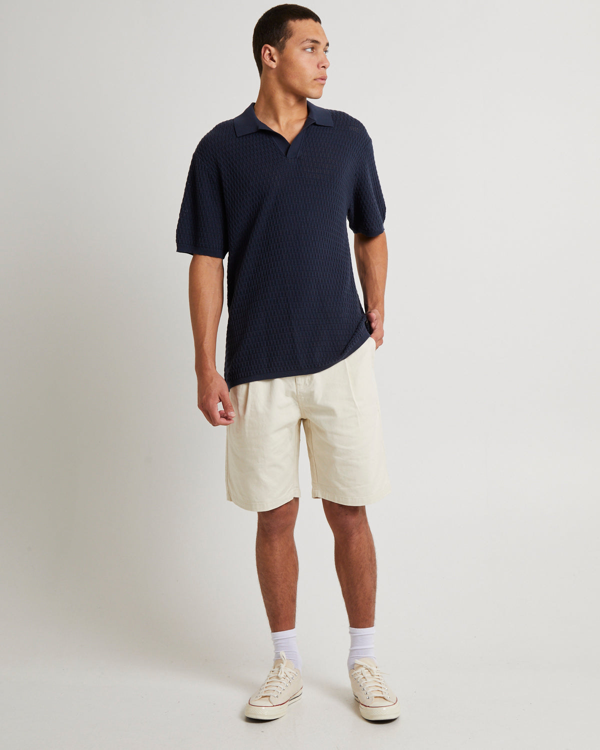 Marko Knitted Polo NAVY