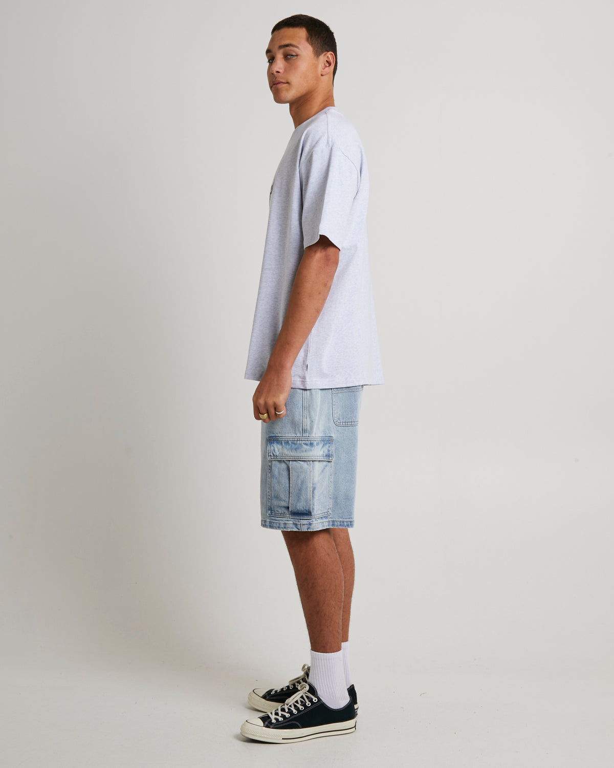 Emblem Short Sleeve T-Shirt FROST MARLE