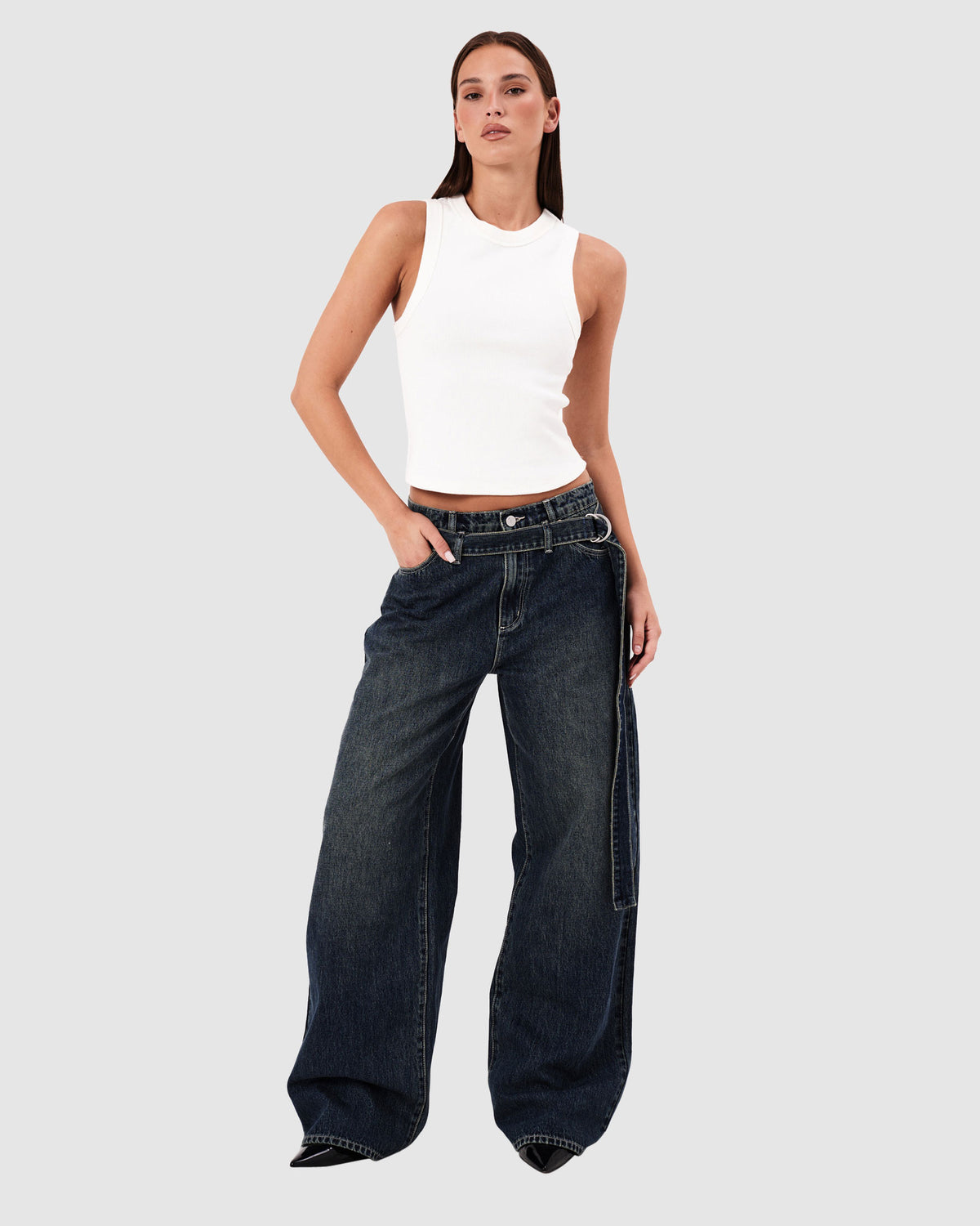 95 Mid Super Baggy Denim Jeans Iveta IVETA