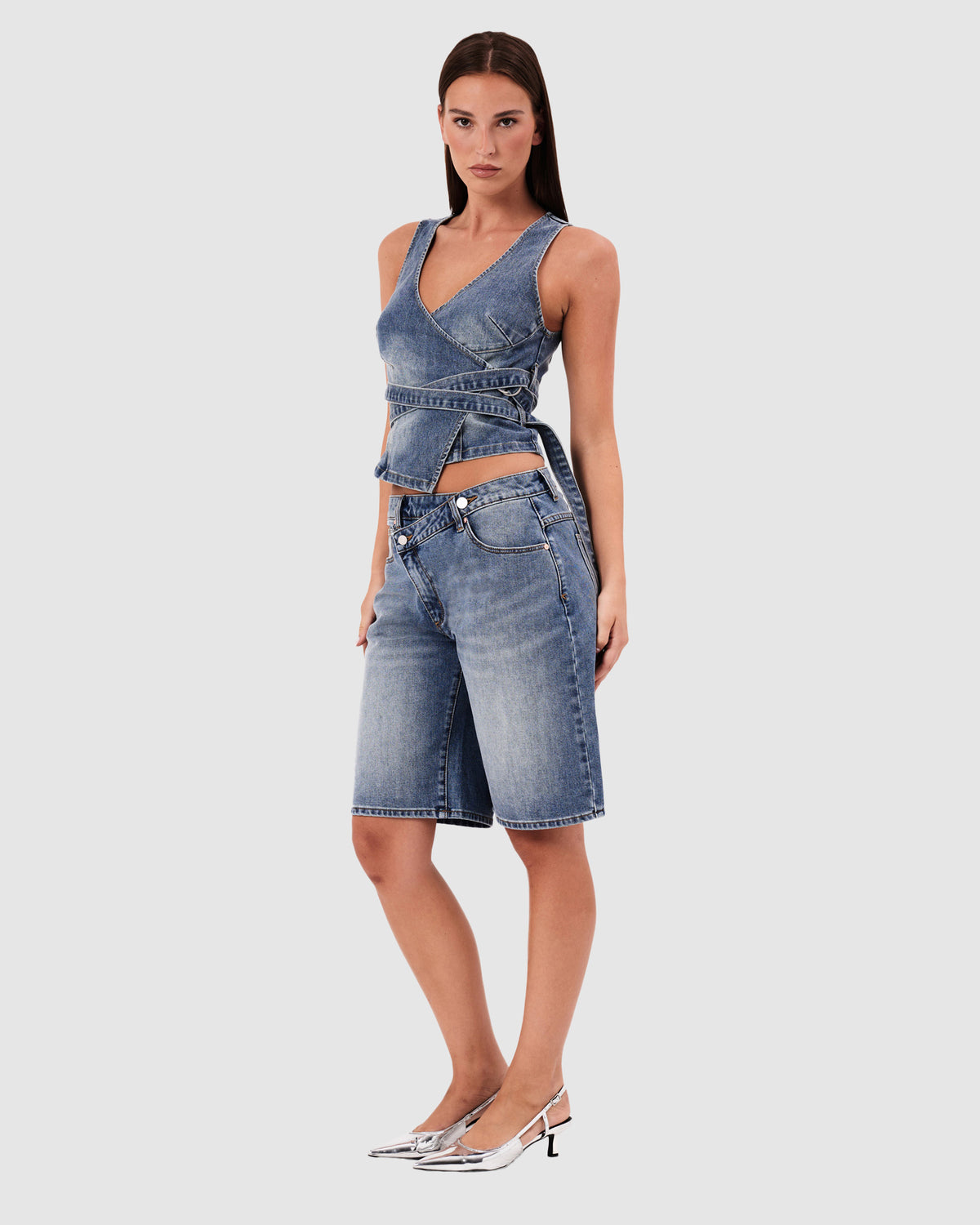 95 Mid Denim Jorts Dalia DALIA