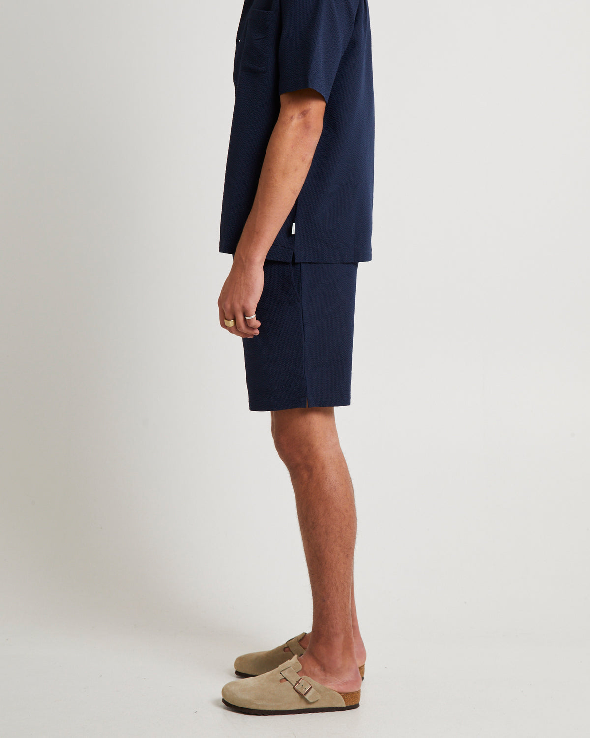 Morrison Seersucker Shorts NAVY