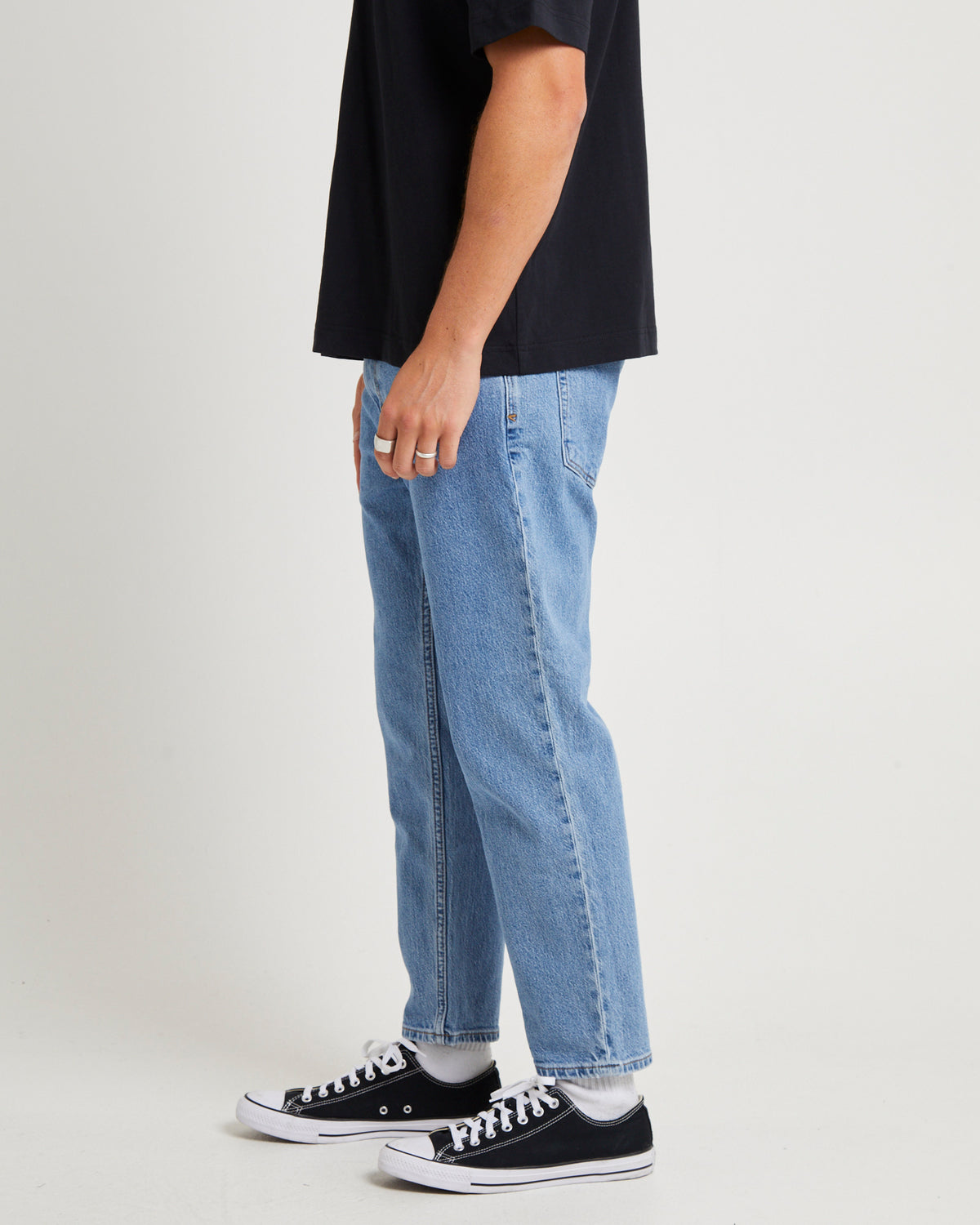 A3 Crop Denim Jeans Davis DAVIS