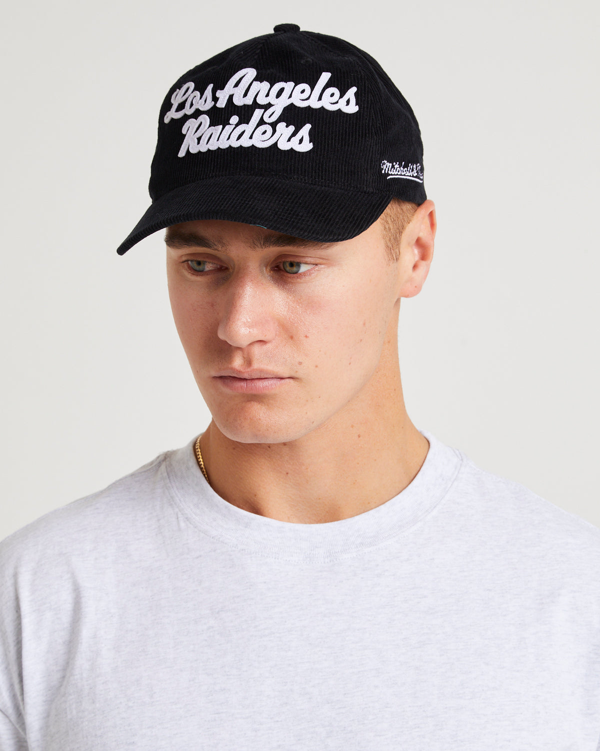 Los Angeles Raiders Stack Script Origin Cap BLACK
