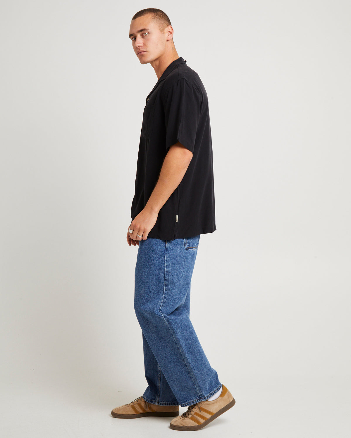 Dion Short Sleeve Resort Shirt BLACK