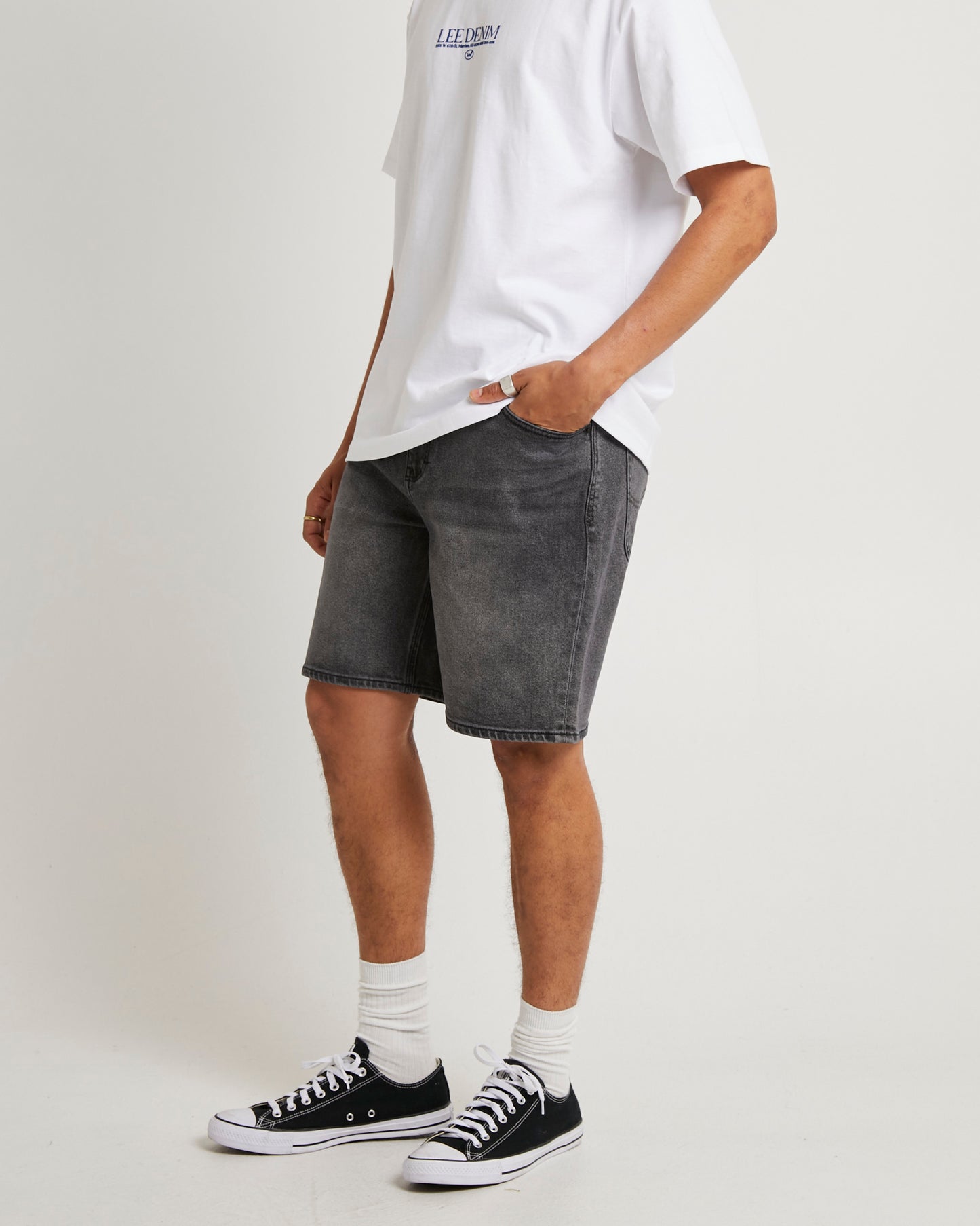 L-Two Slim Denim Shorts