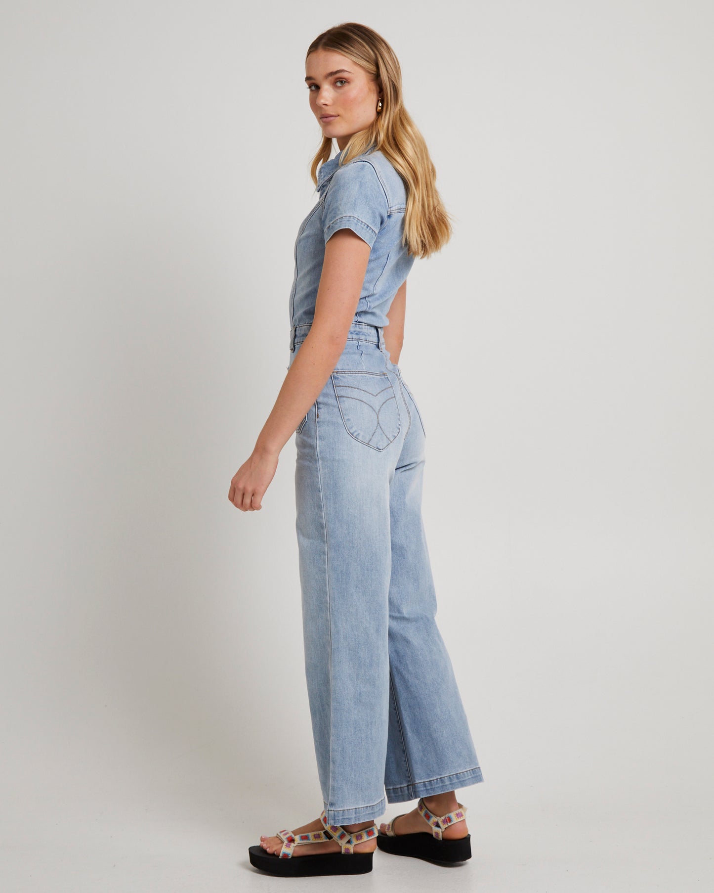 Sailor Denim Jumpsuit