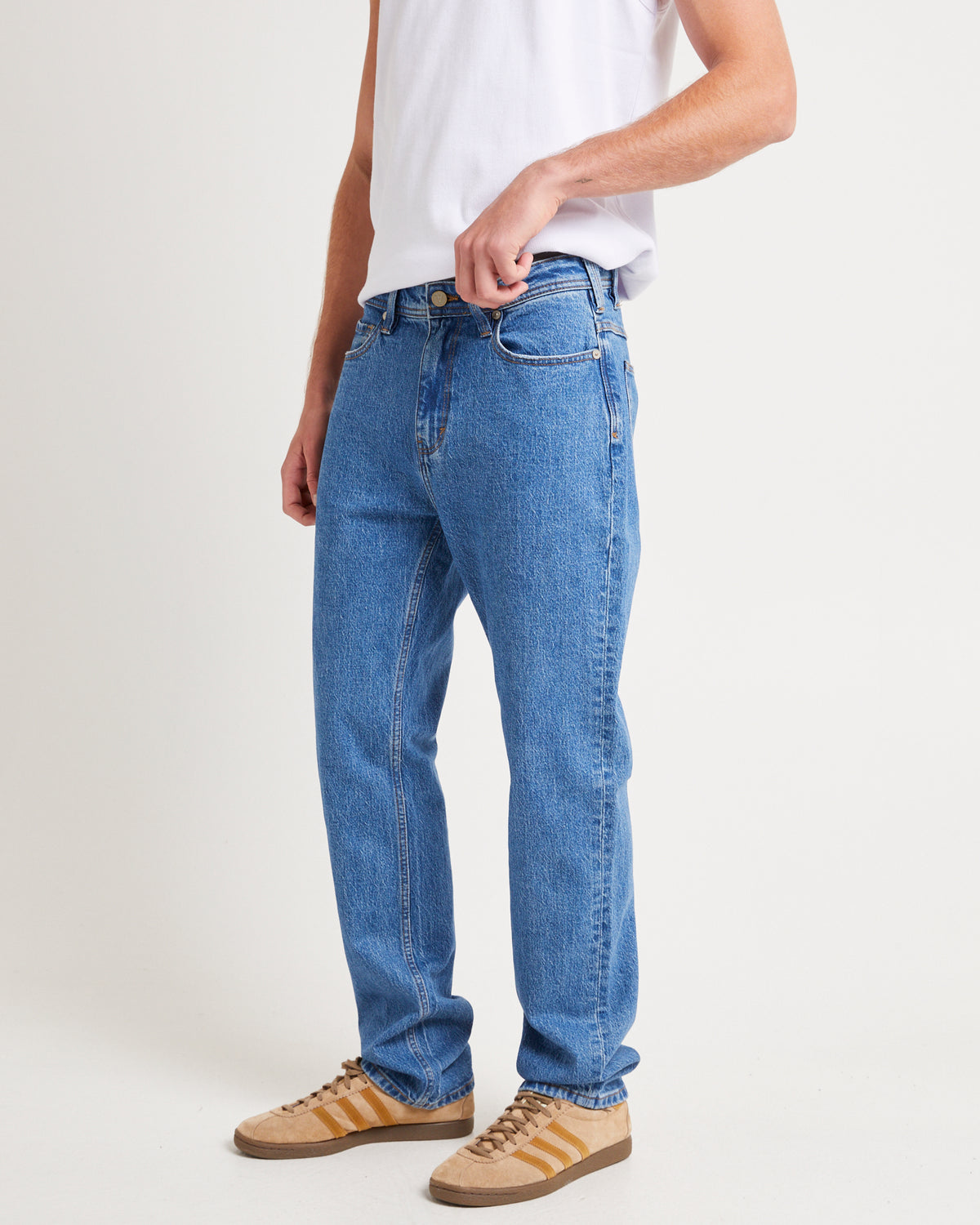A3 Straight Denim Jeans Royal ROYAL