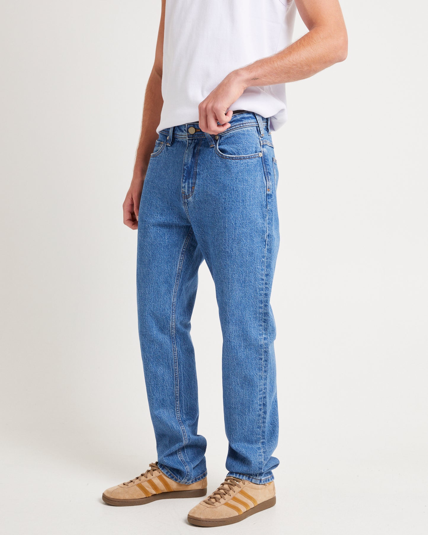 A3 Straight Denim Jeans Royal