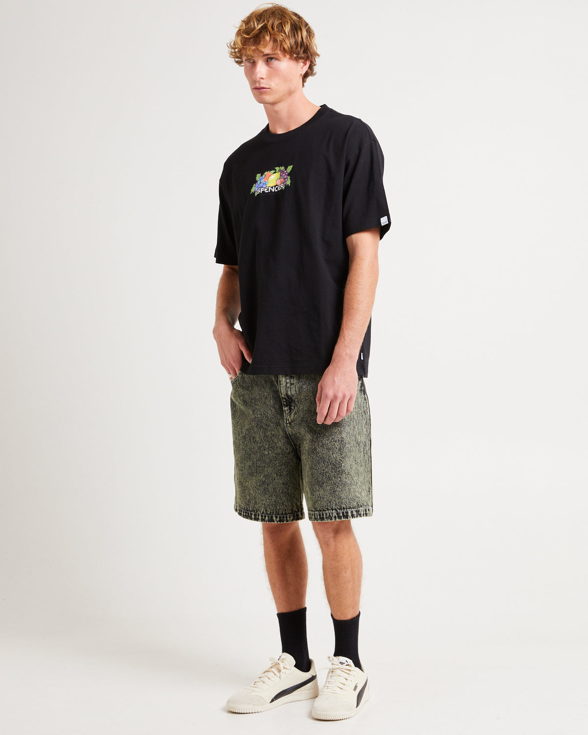 Digi Fruit T-Shirt BLACK