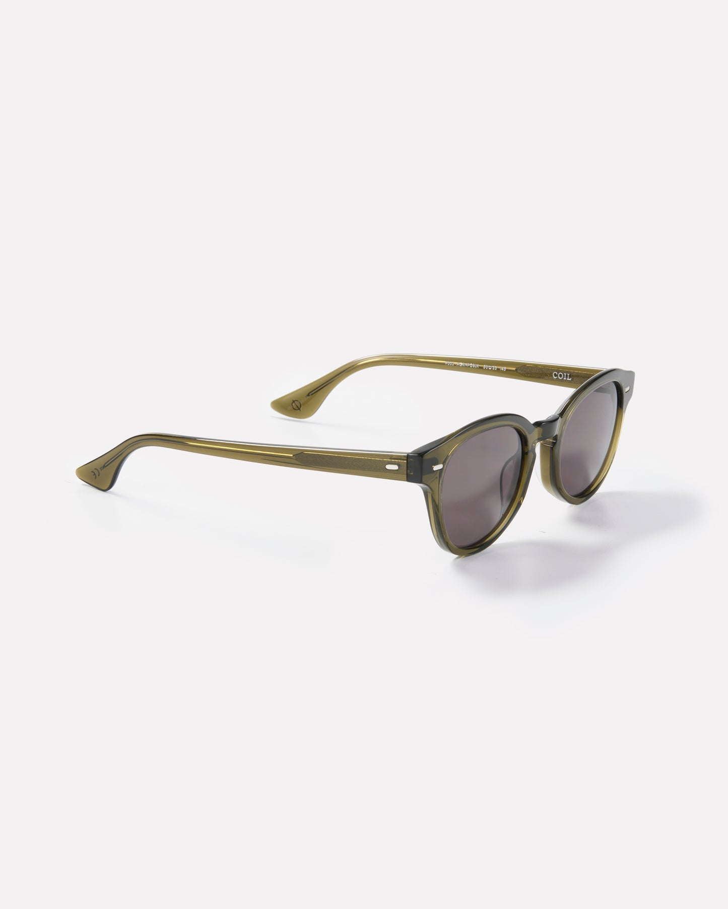 Coil Army Green Polished/Black Sunglasses