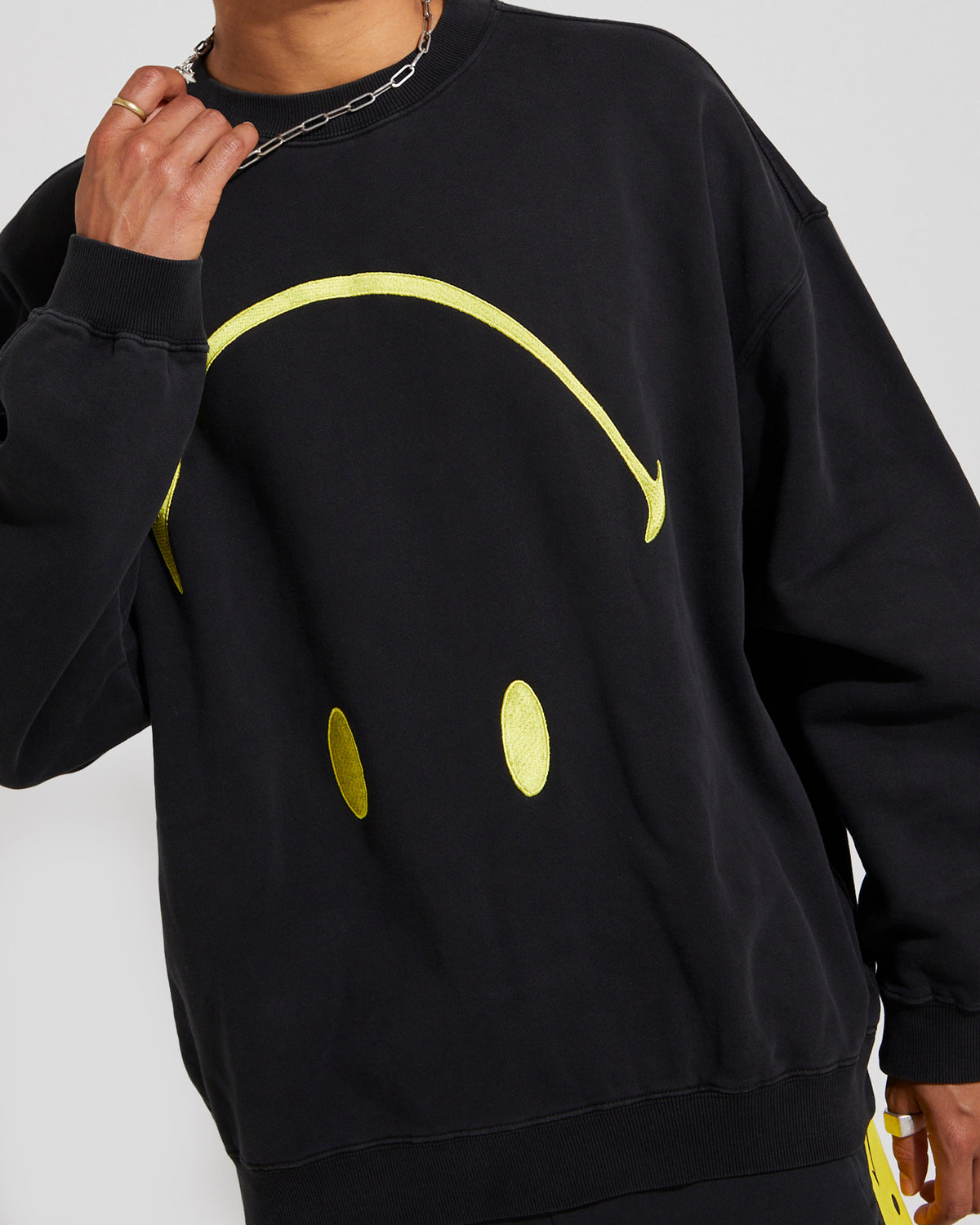 Insight x Smiley Beam Crew VINTAGE BLACK