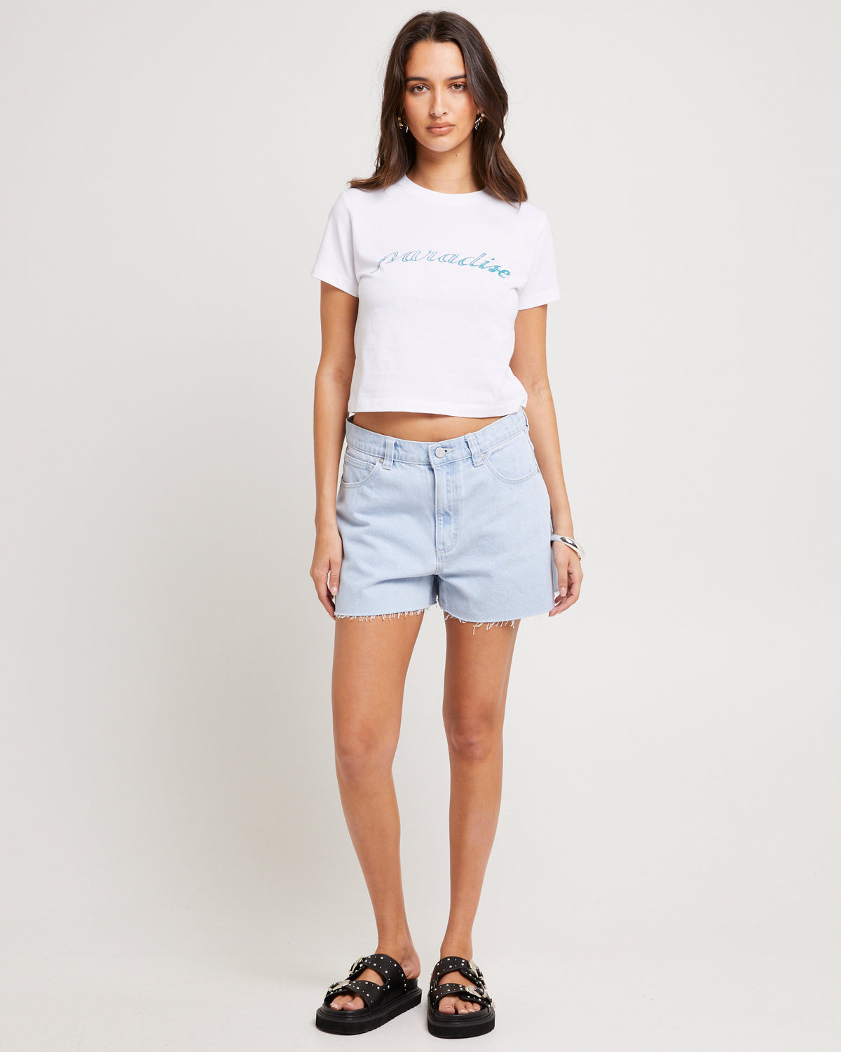 95 Mid Baggy Denim Shorts Kate KATE