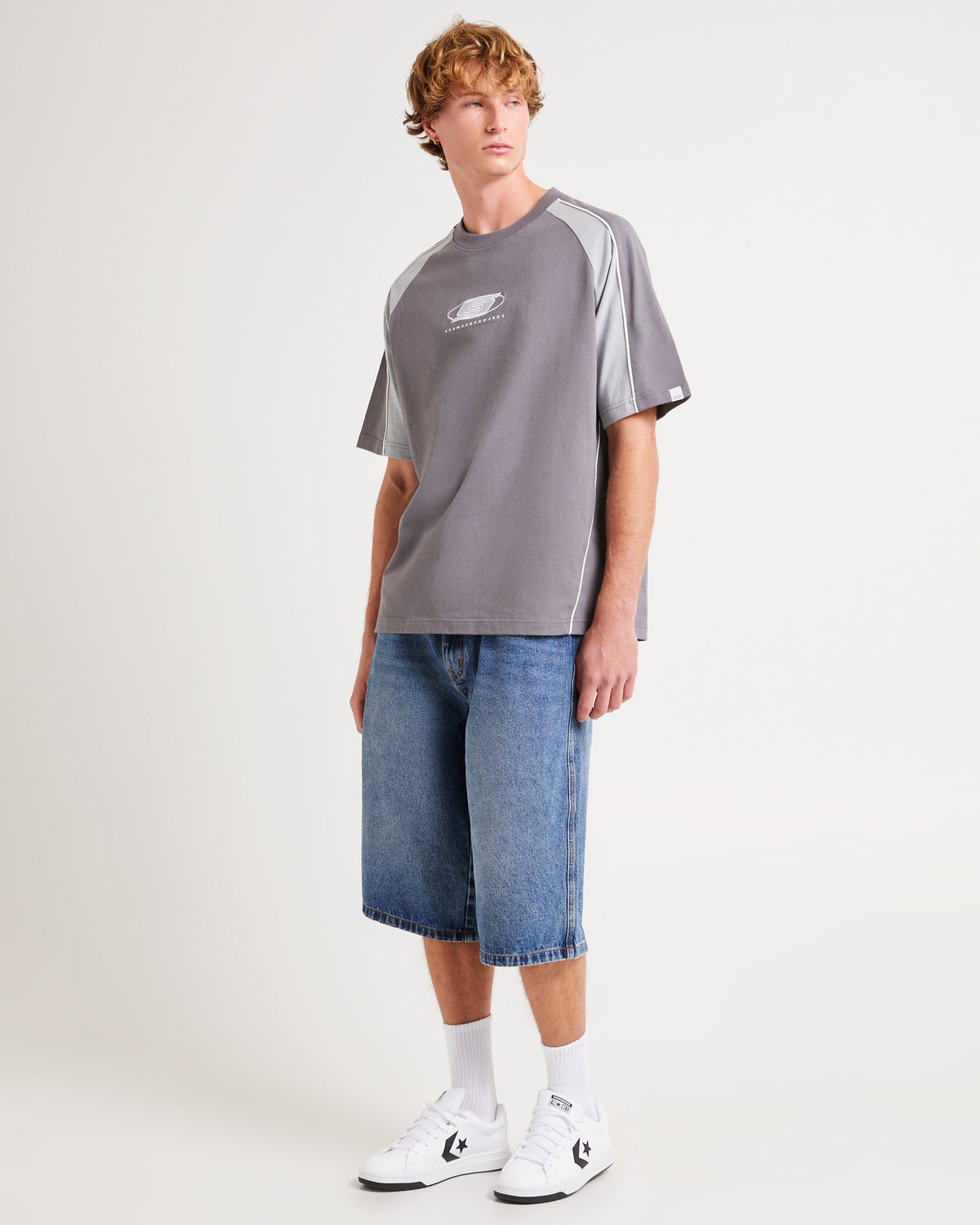 Glitch Y2K T-Shirt CHARCOAL
