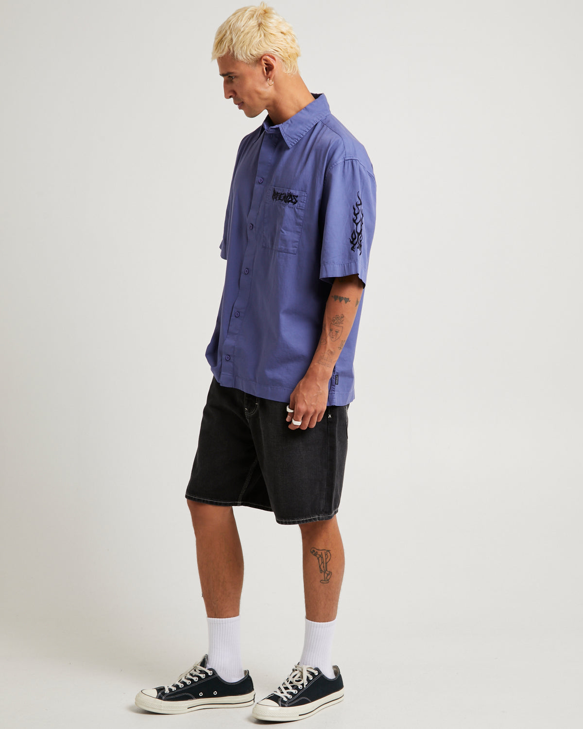 Scorched Short Sleeve Shirt MARLIN