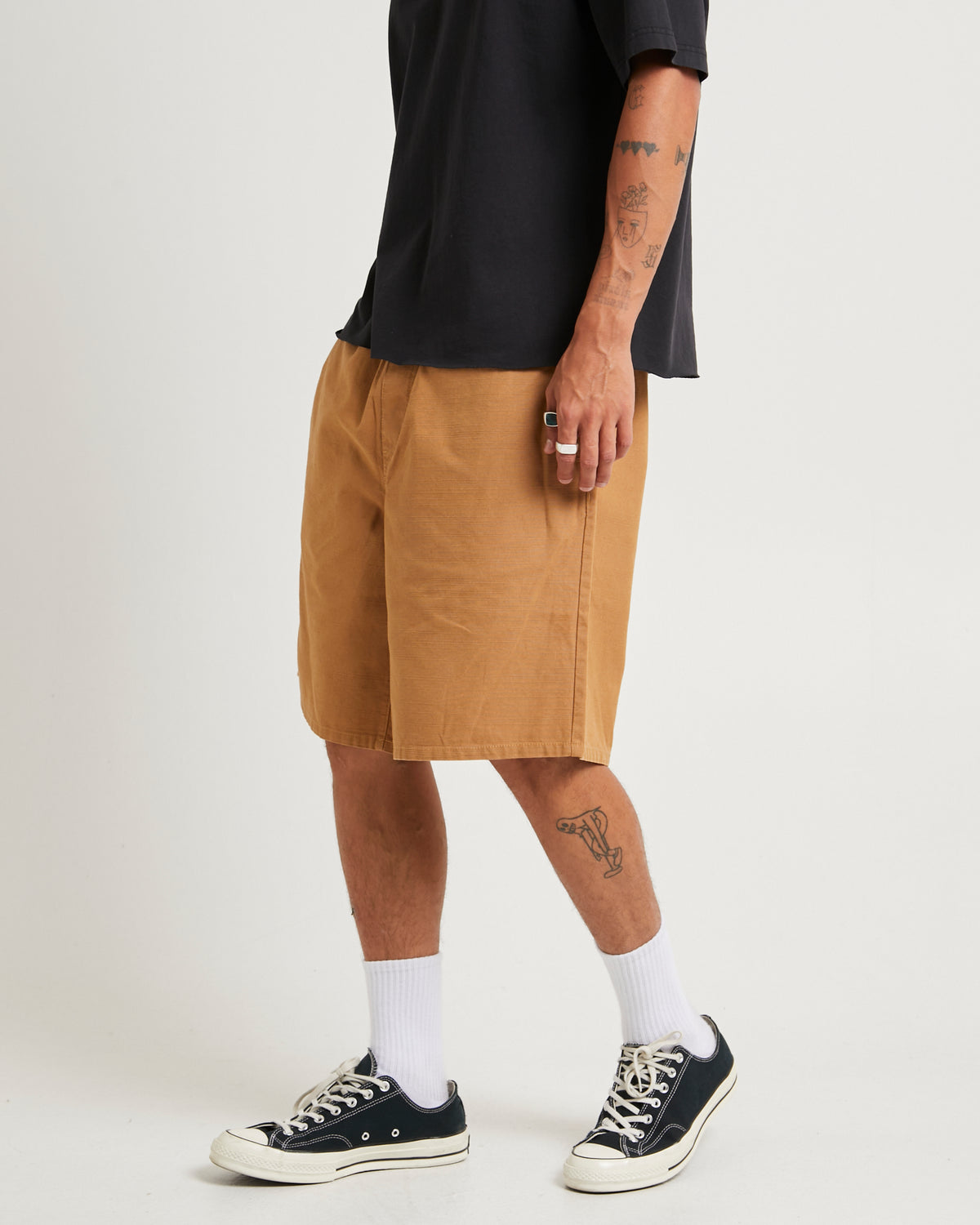 Ollie Baggy Shorts TOKE TAN