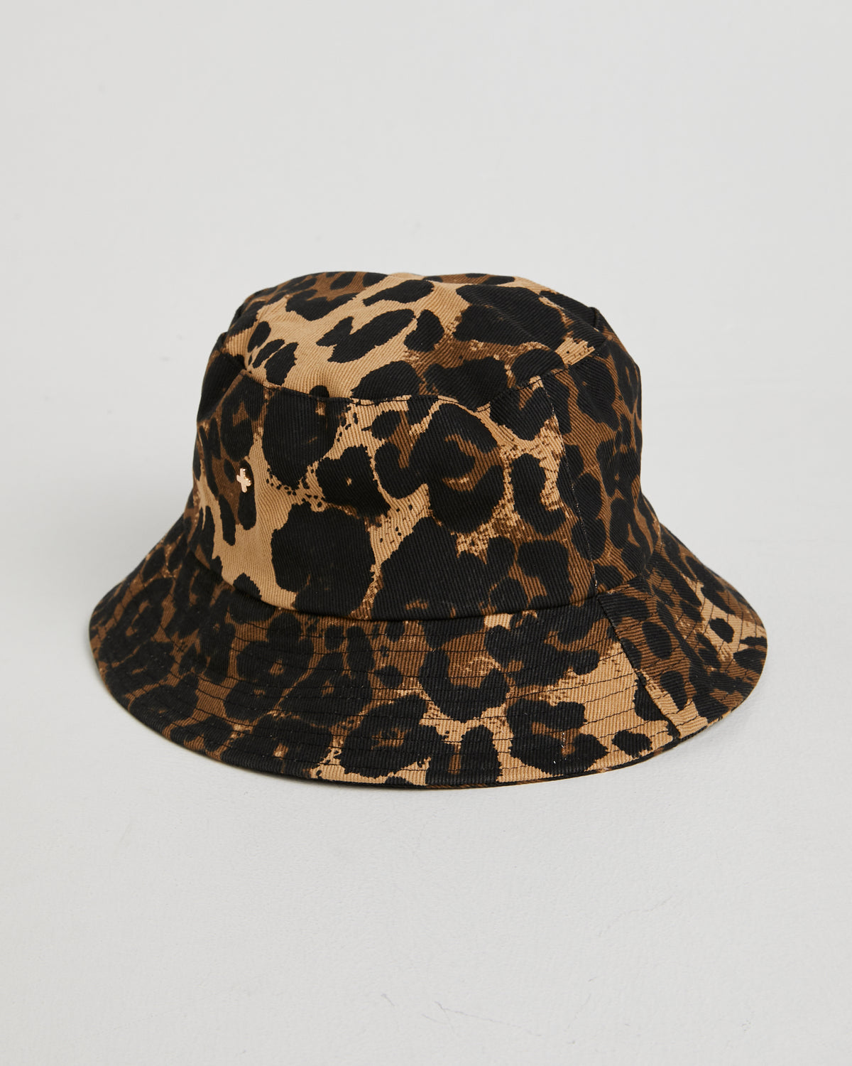 Bobbi Bucket Hat LEOPARD CANVAS/GOLD